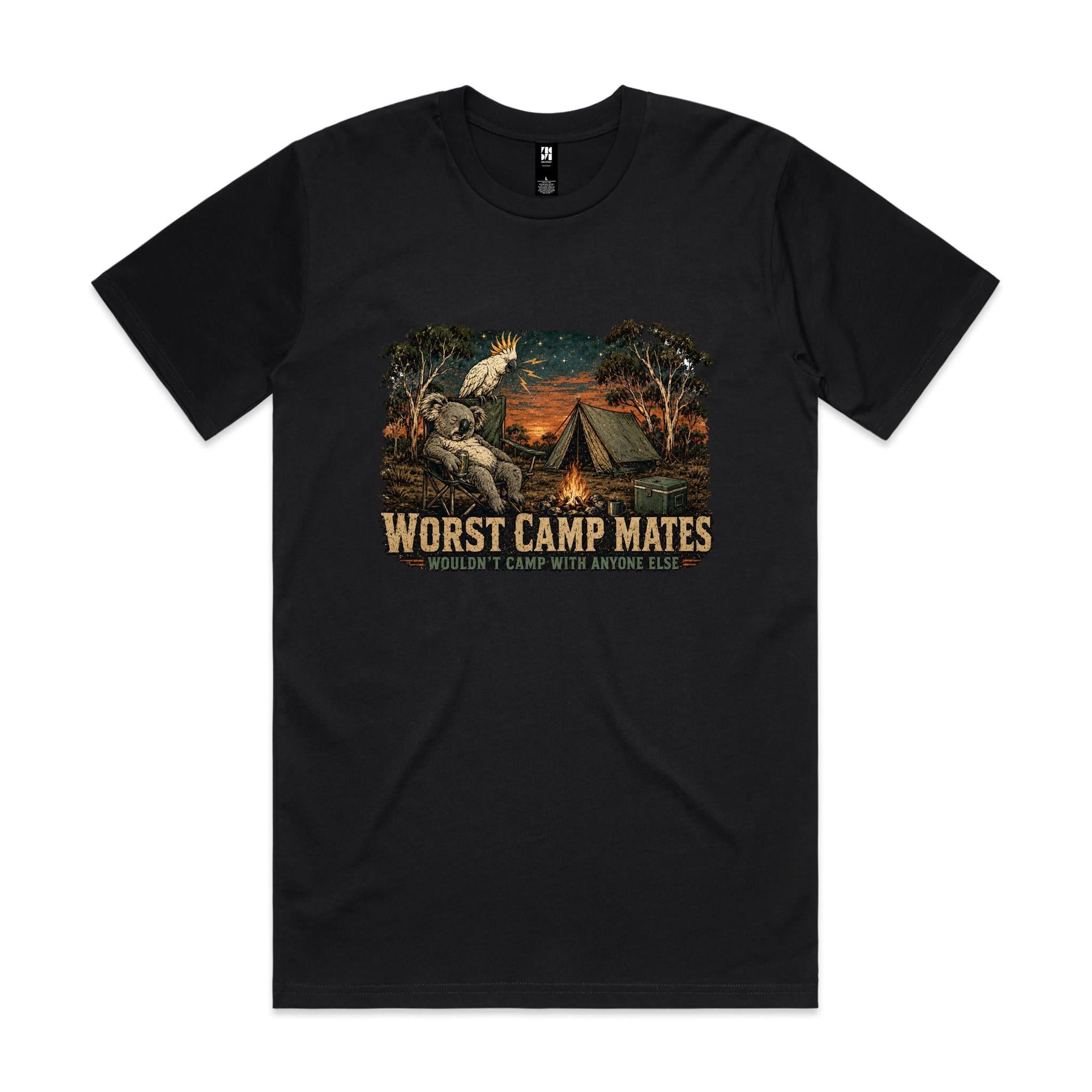 Worst Camp Mates — Wouldn't Camp With Anyone Else | Koala Cockatoo Tee