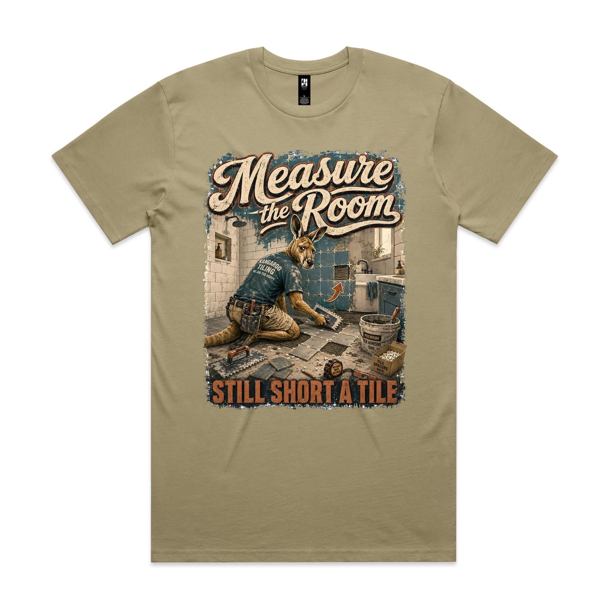 Measure the Room — Still Short a Tile | Kangaroo Tiler Tee