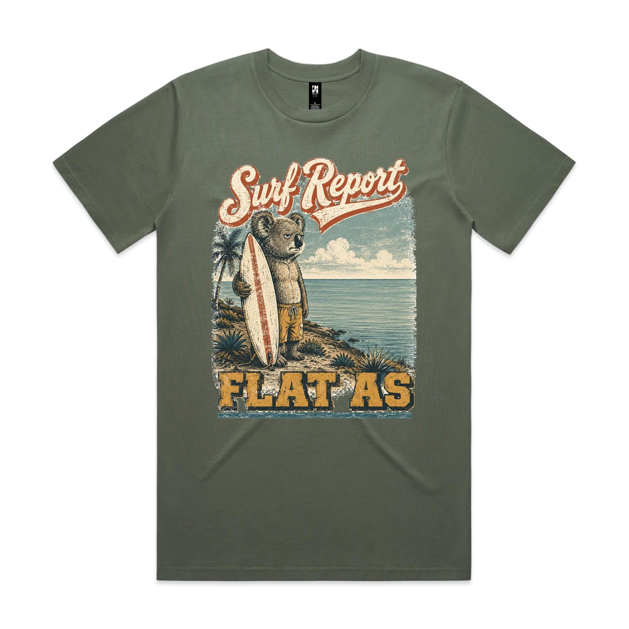 Surf Report: Flat As — Koala Surf Tee