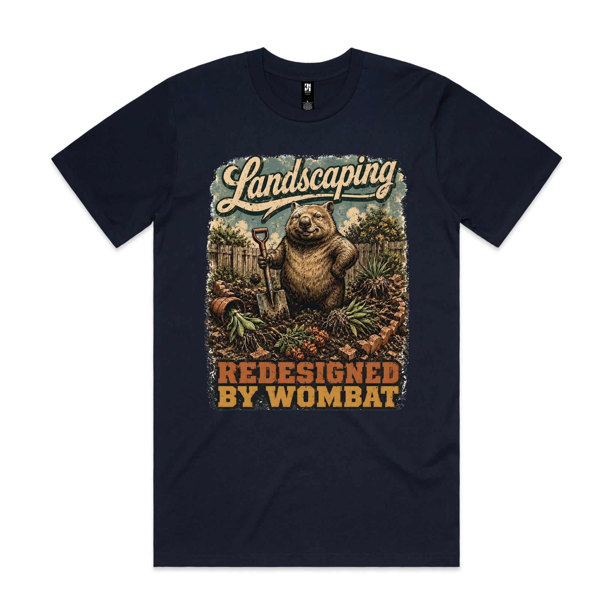Landscaping — Redesigned by Wombat | Wombat Gardening Tee