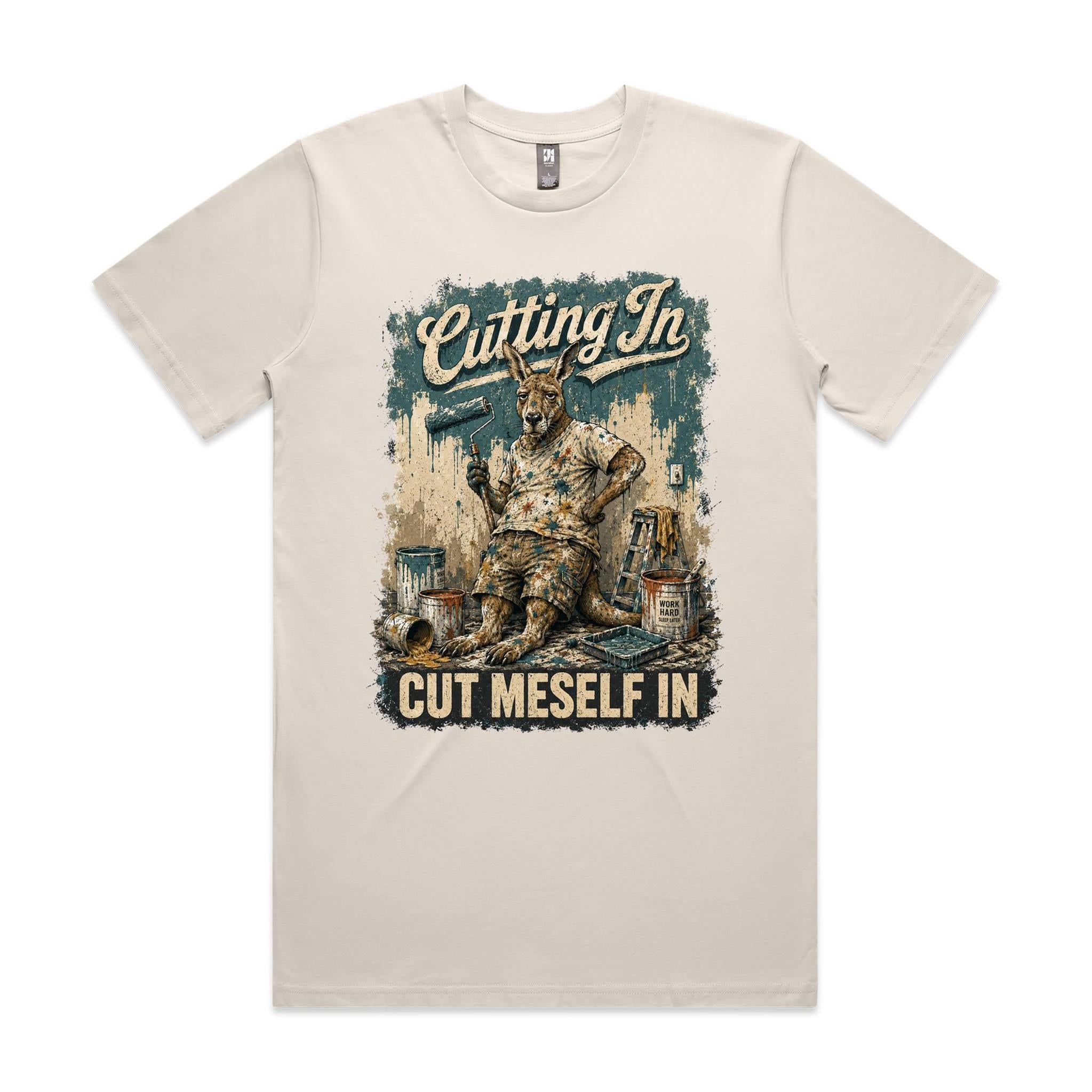 Cutting In — Cut Meself In | Kangaroo Painter Tee