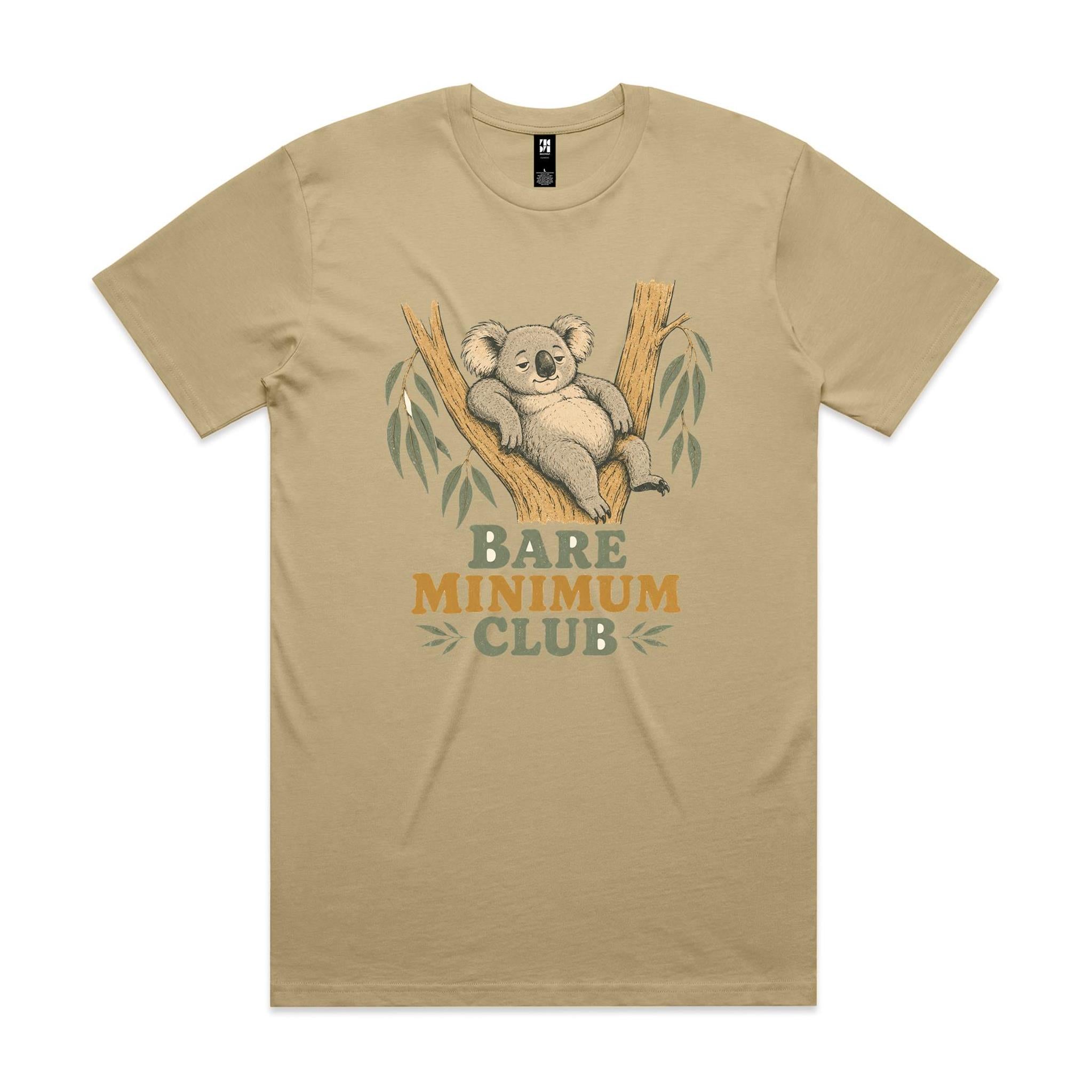 Bare Minimum Club — Lazy Koala Tee