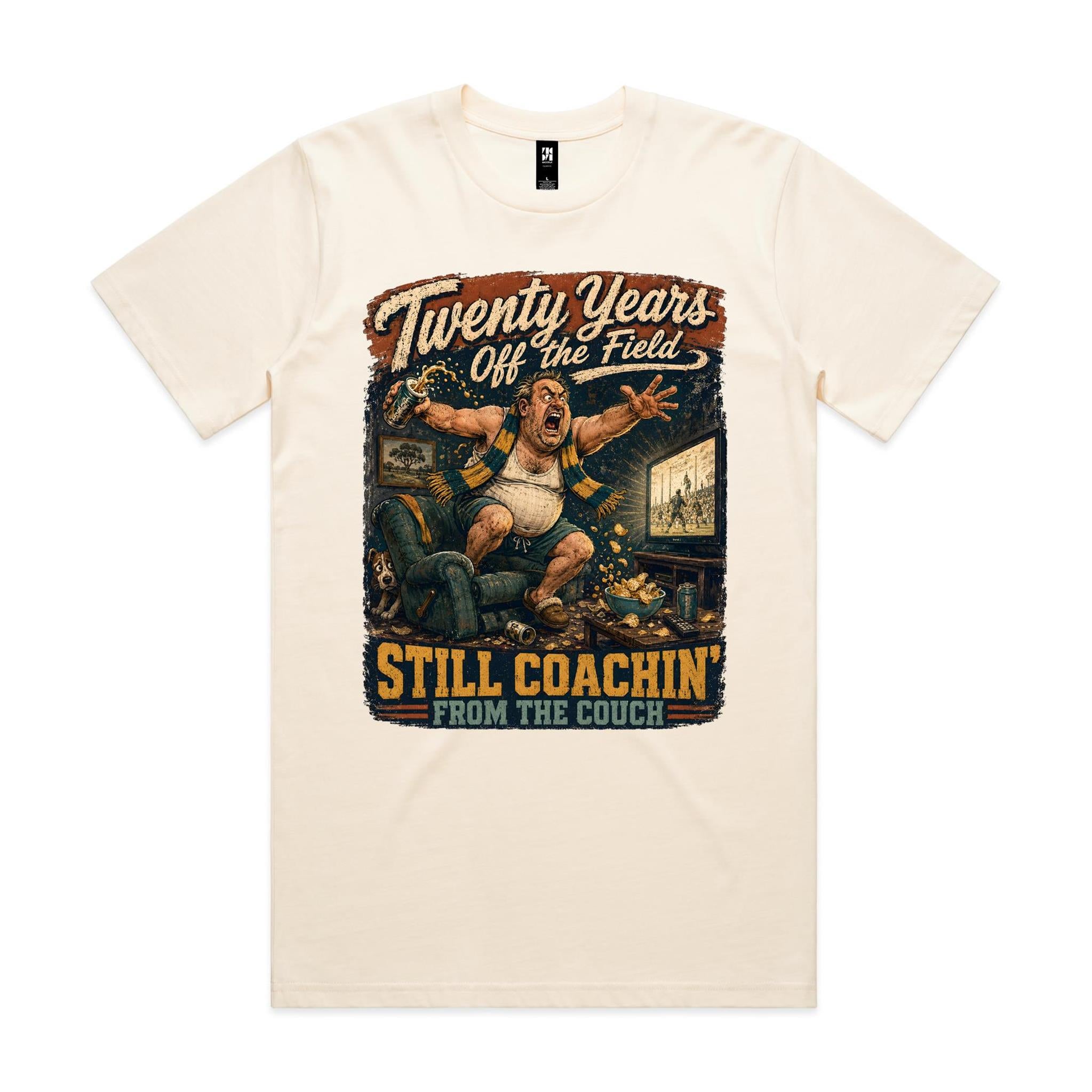 Twenty Years Off the Field | Armchair Coach Tee