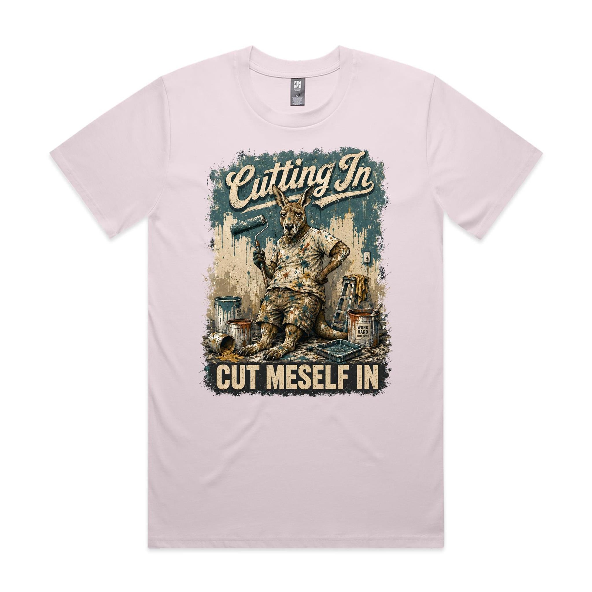 Cutting In — Cut Meself In | Kangaroo Painter Tee