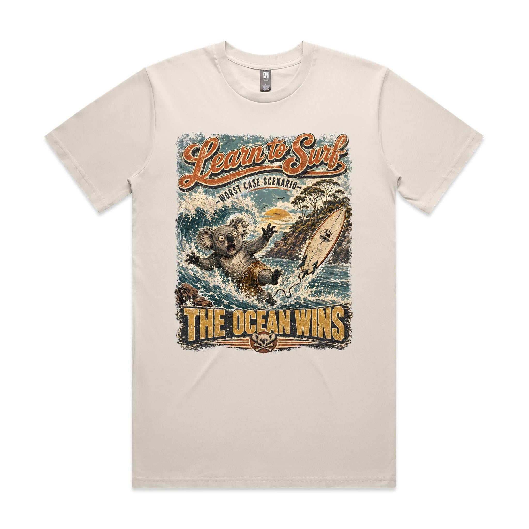 Learn to Surf — The Ocean Wins | Koala Surf Tee