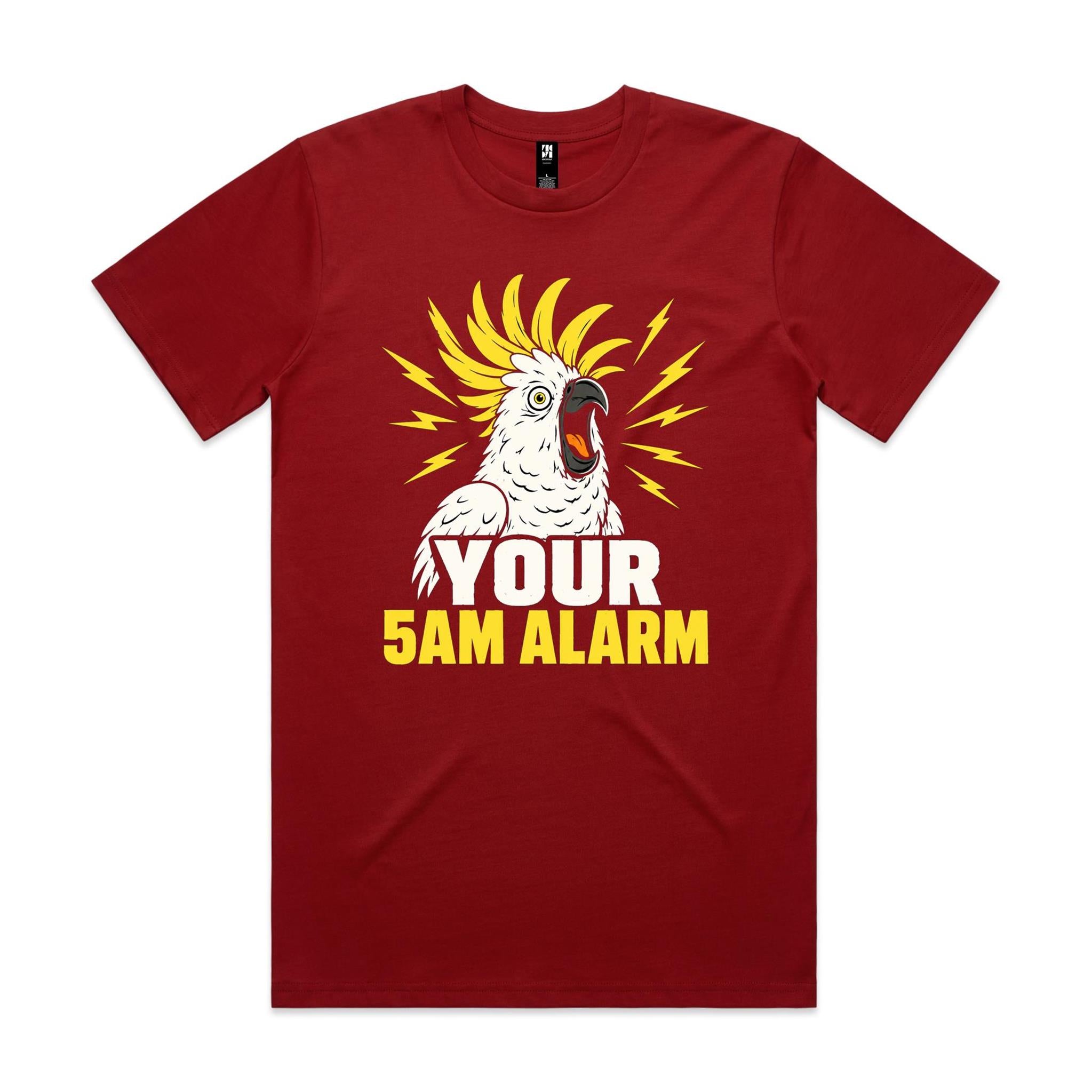 Your 5AM Alarm — Screeching Cockatoo Tee