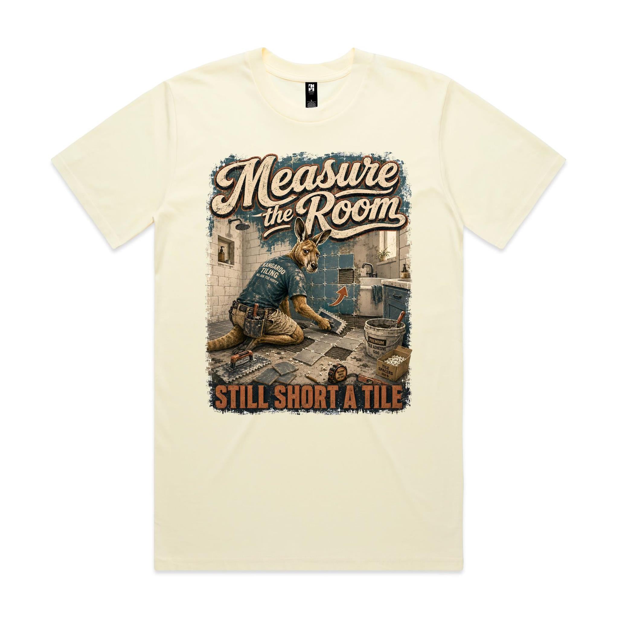 Measure the Room — Still Short a Tile | Kangaroo Tiler Tee
