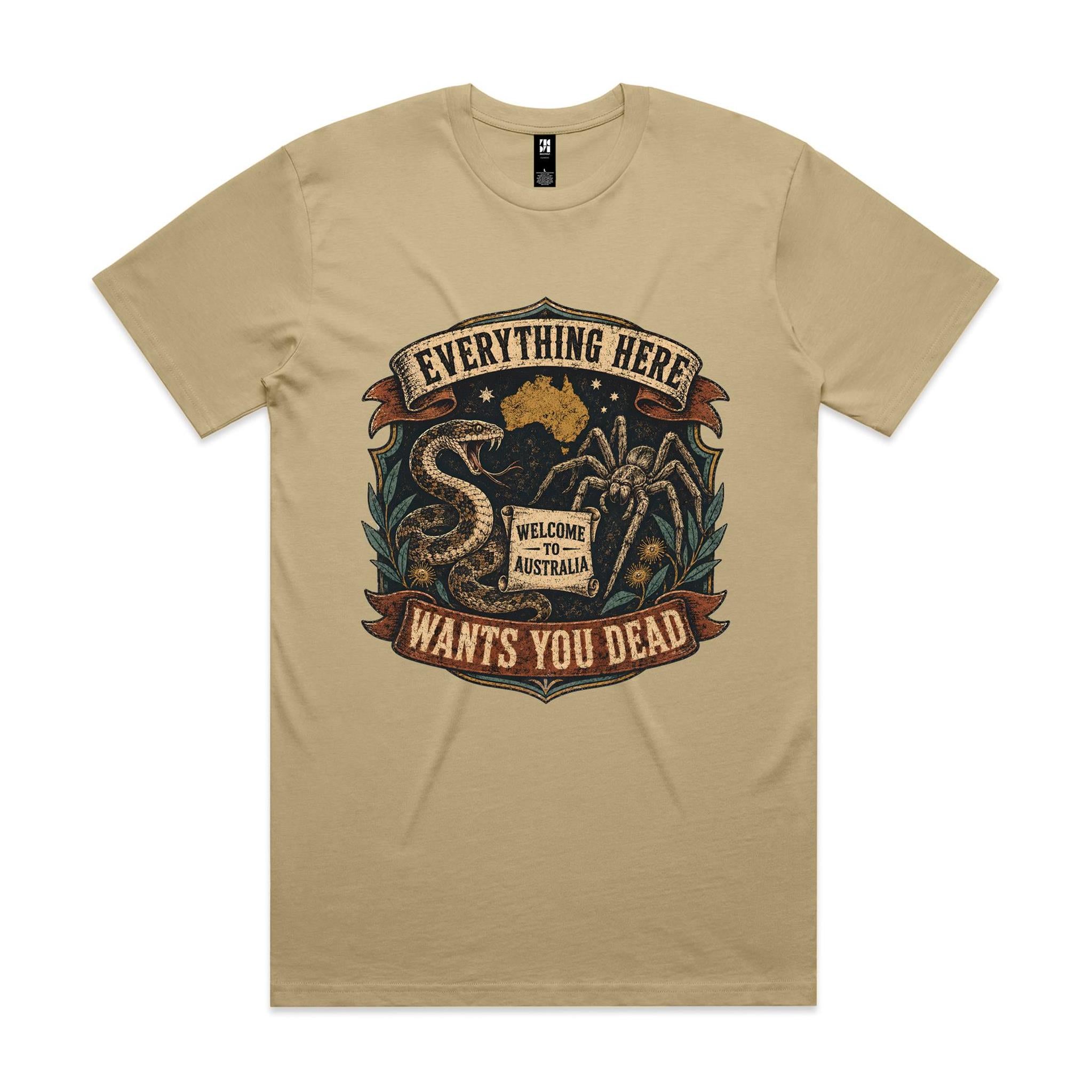 Everything Here Wants You Dead — Welcome to Australia Tee