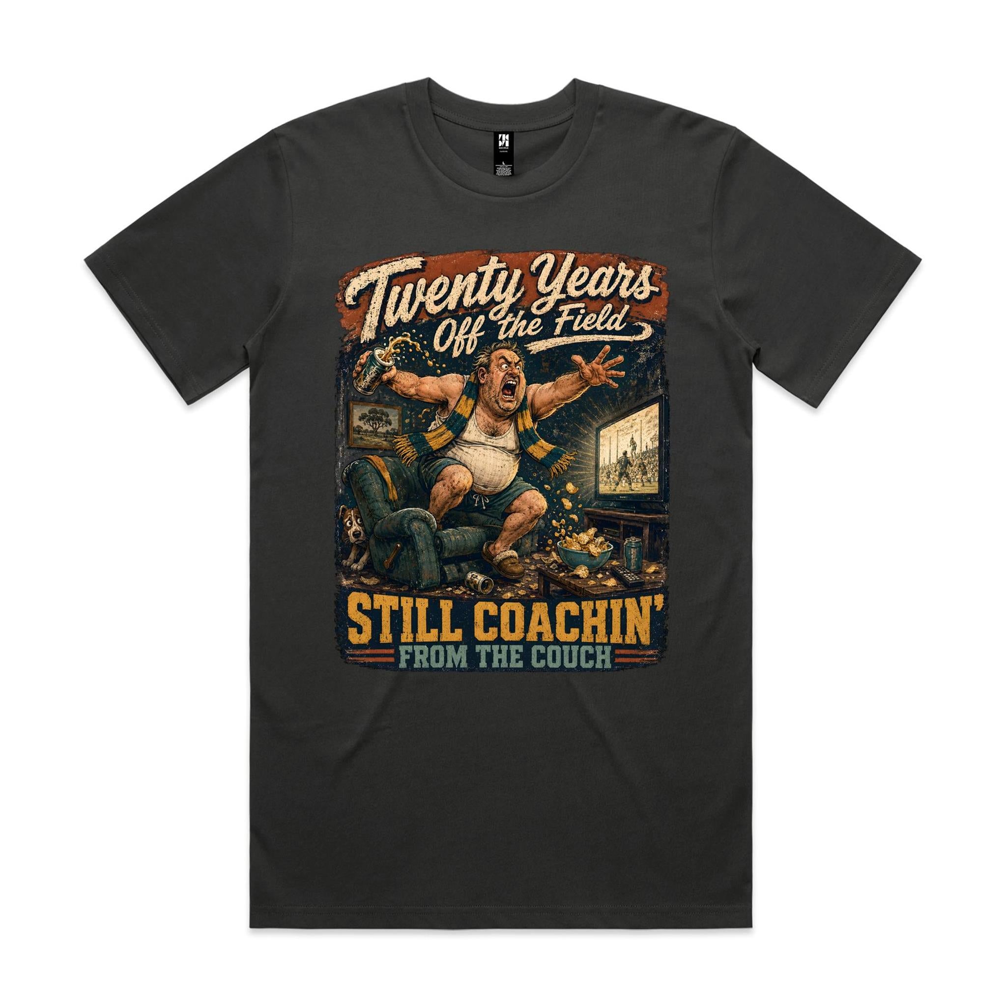 Twenty Years Off the Field | Armchair Coach Tee