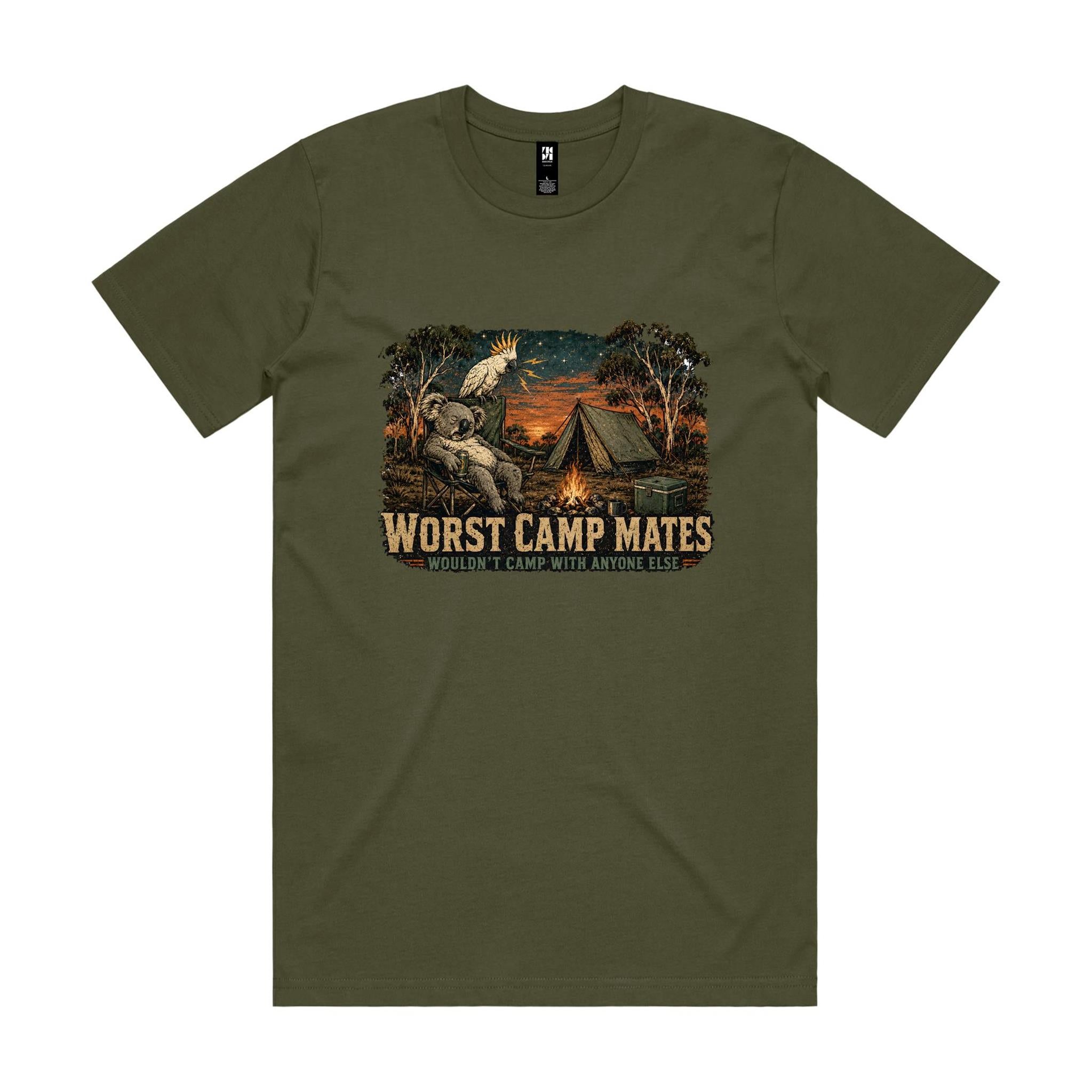Worst Camp Mates — Wouldn't Camp With Anyone Else | Koala Cockatoo Tee