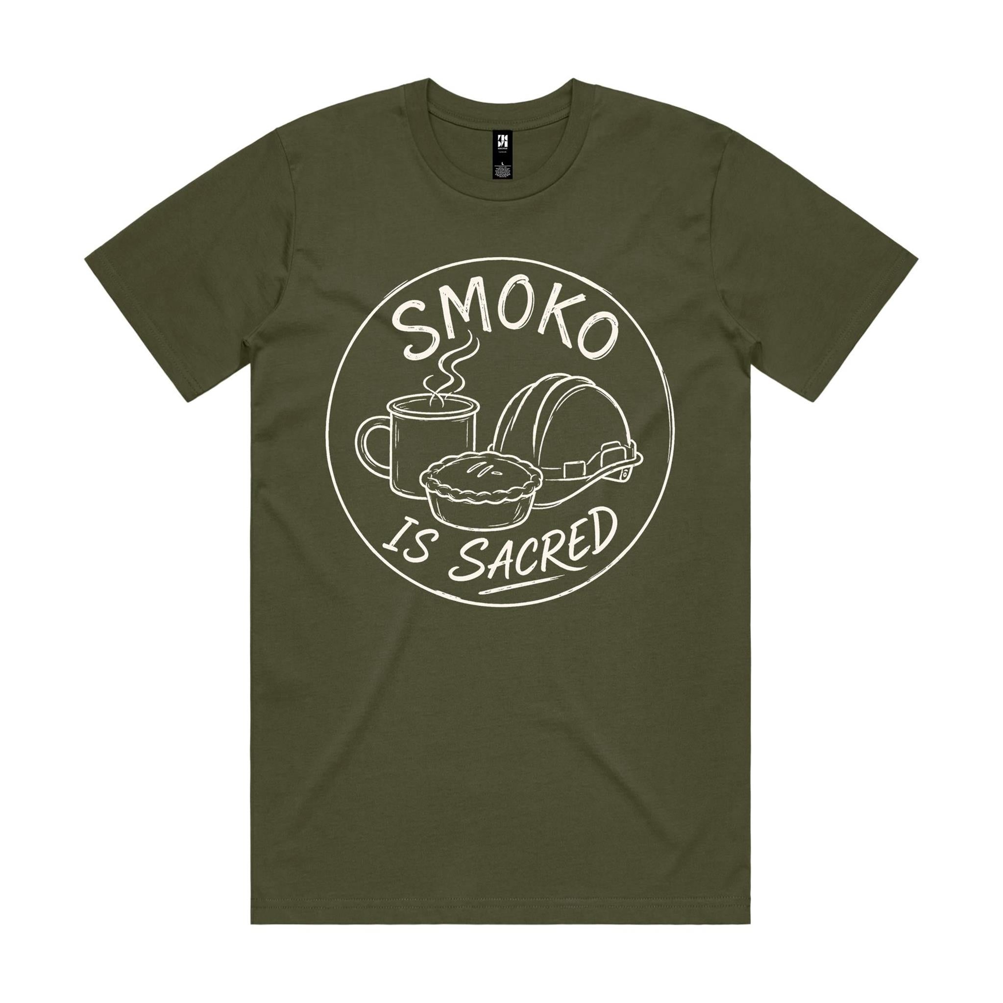 Smoko Is Sacred — Tradie Tee