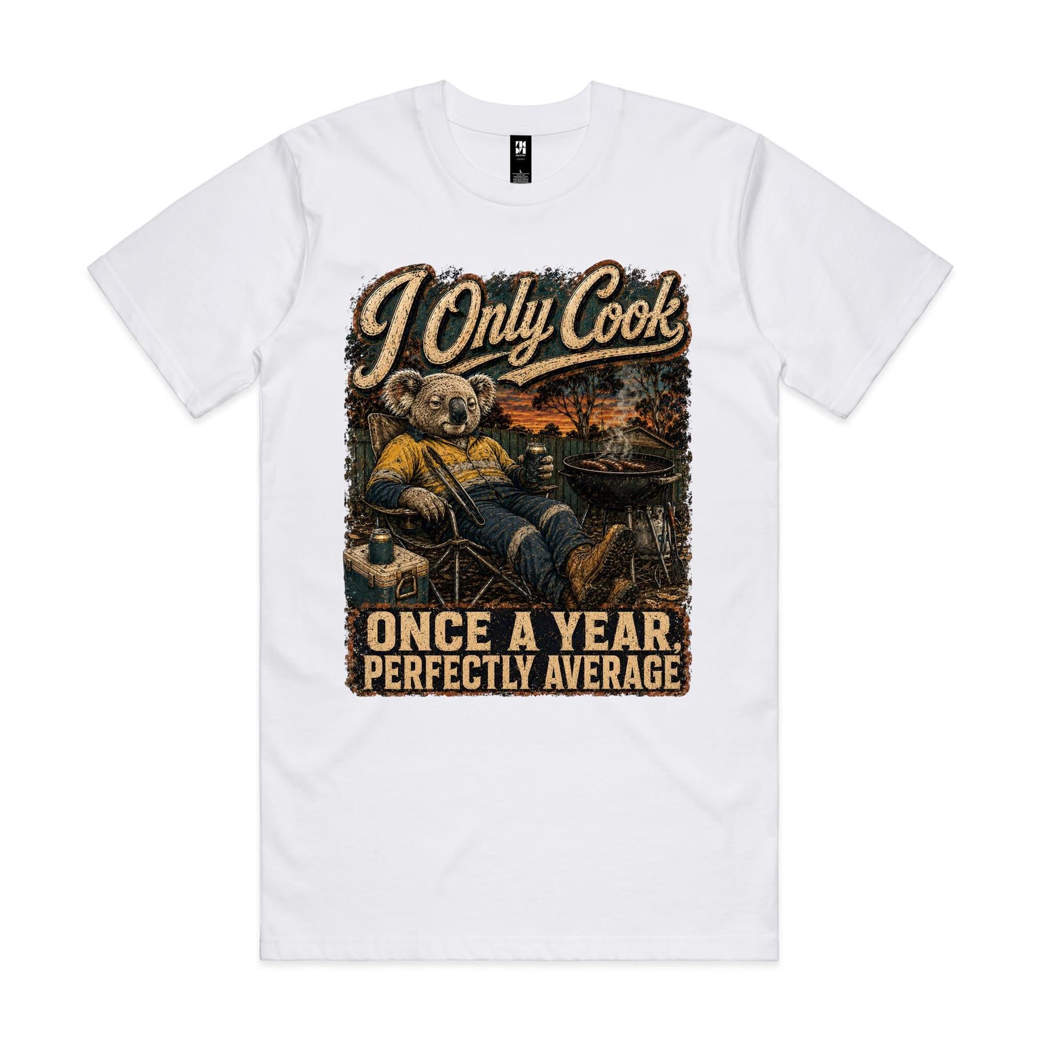 I Only Cook Once a Year | Koala BBQ Tee