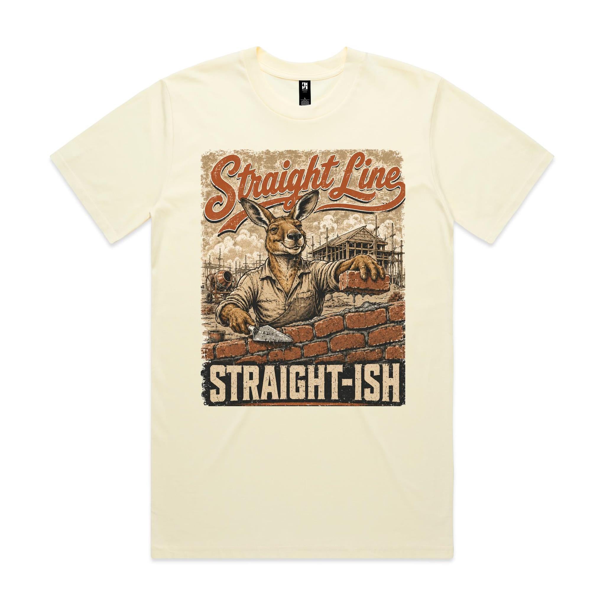 Straight Line — Straight-ish | Kangaroo Brickie Tee