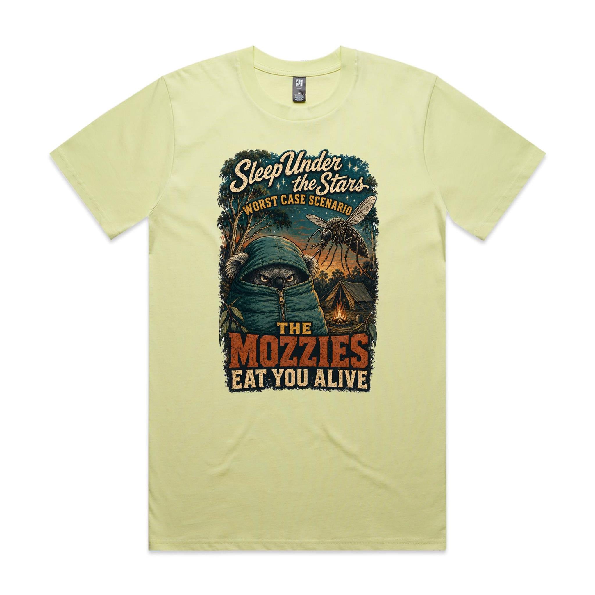 Sleep Under the Stars — The Mozzies Eat You Alive | Koala Camping Tee