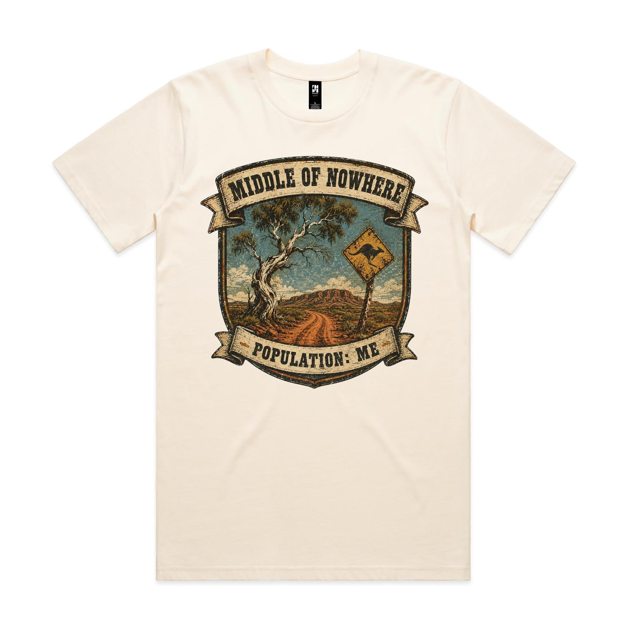 Middle of Nowhere, Population: Me — 4WD Tee