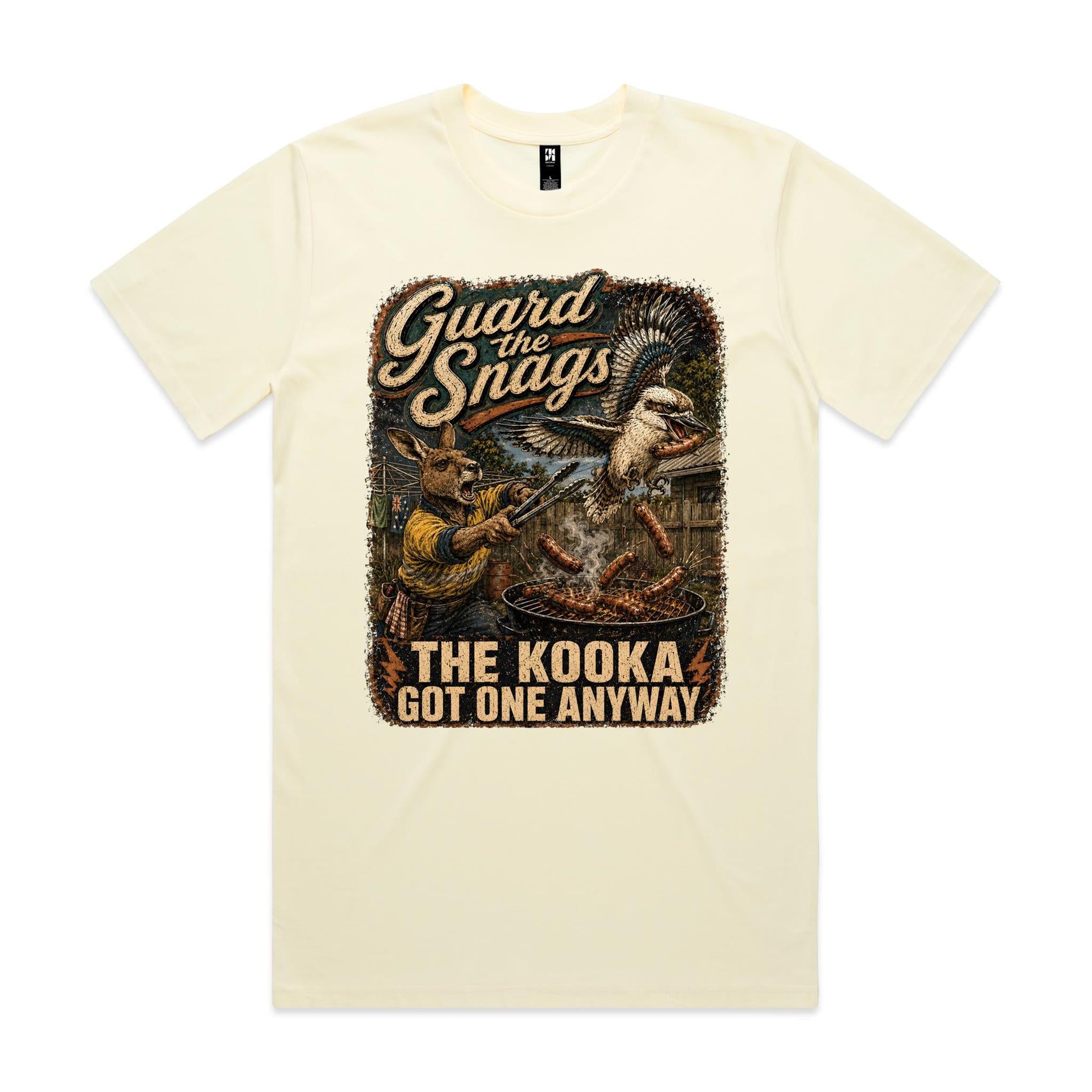 Guard the Snags | Kangaroo BBQ Tee