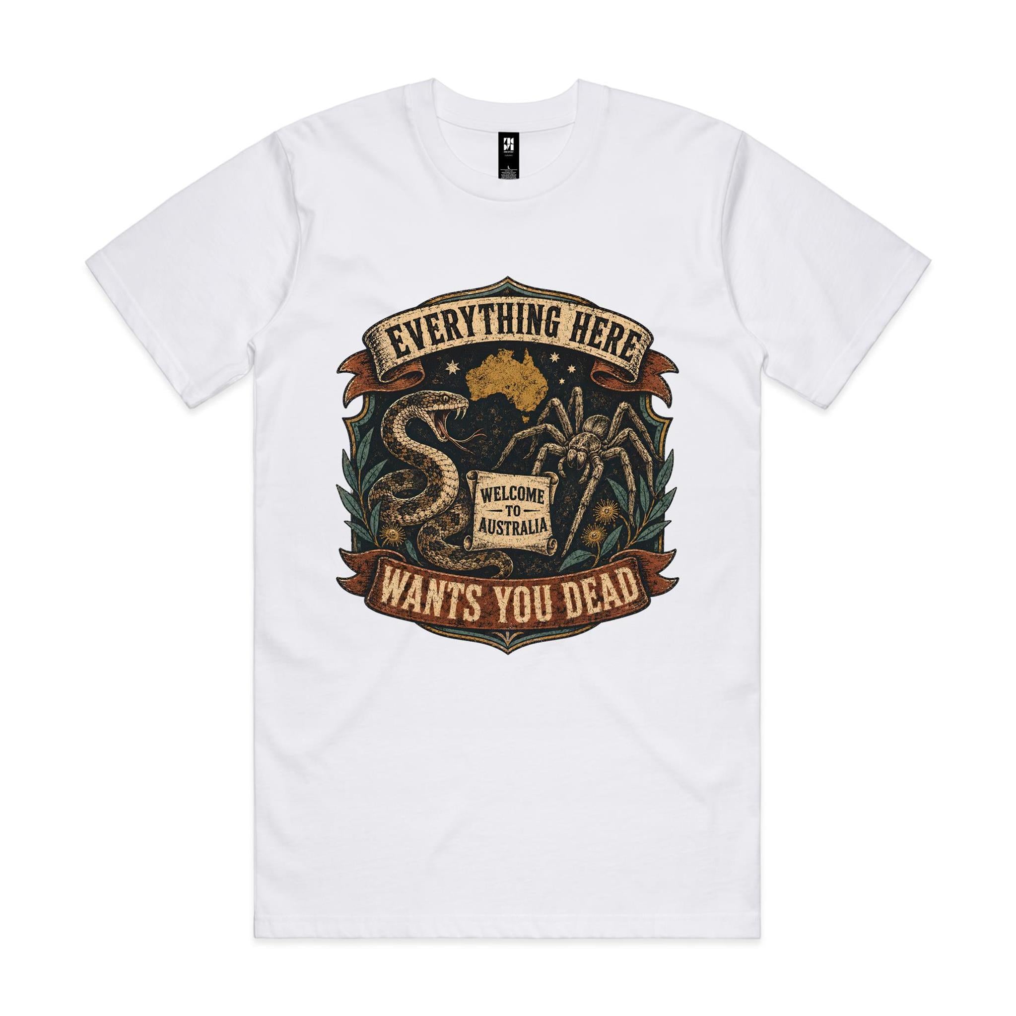 Everything Here Wants You Dead — Welcome to Australia Tee