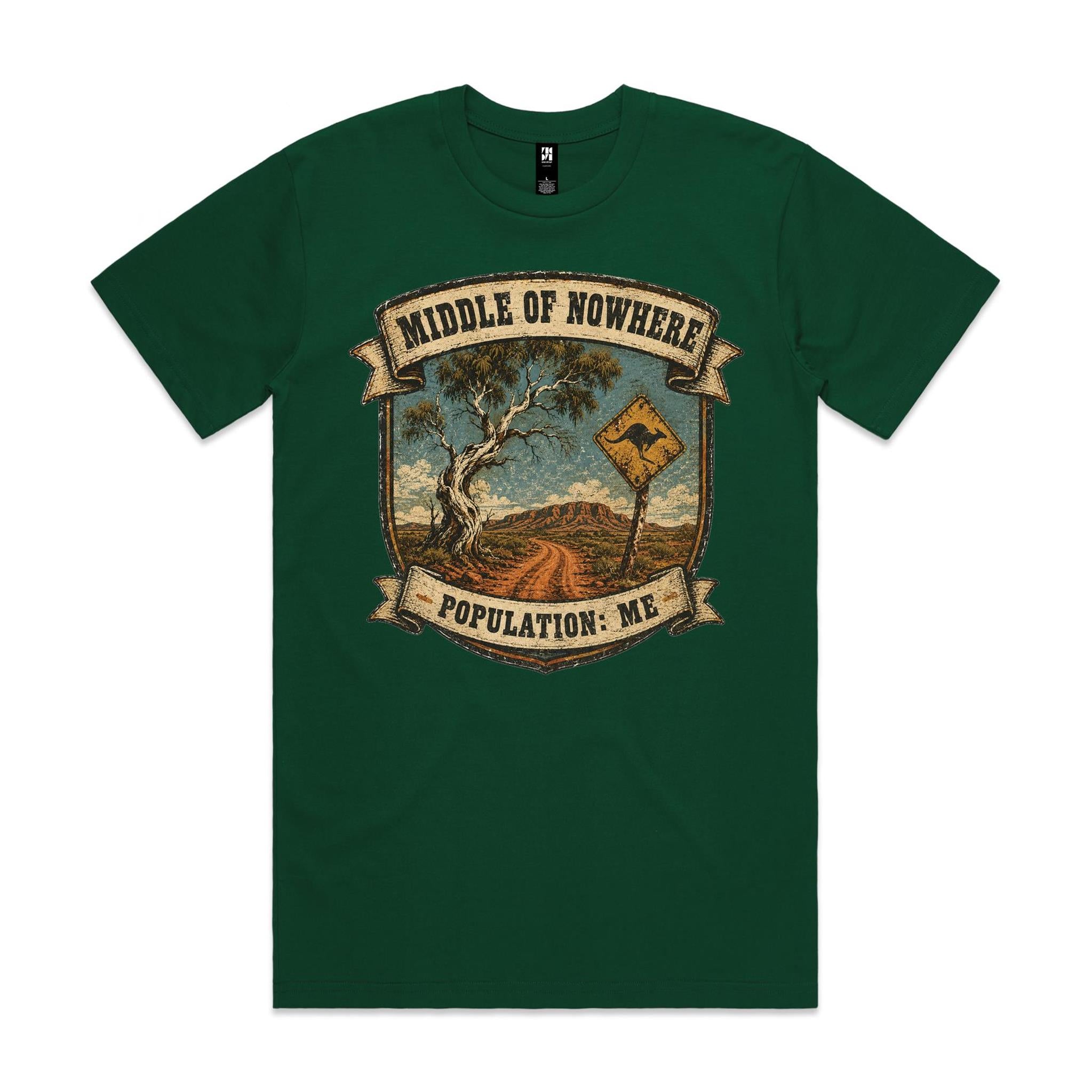 Middle of Nowhere, Population: Me — 4WD Tee