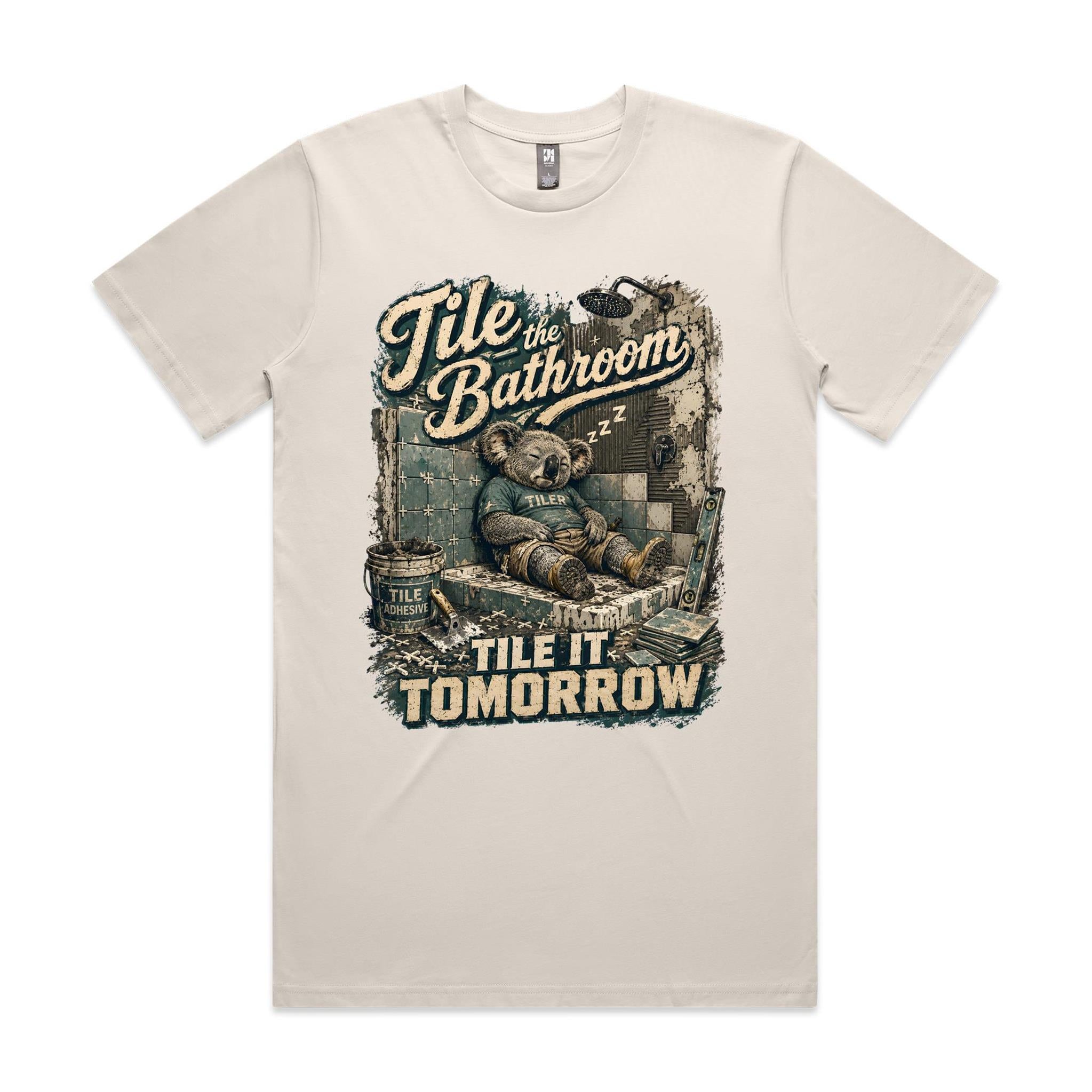 Tile the Bathroom — Tile It Tomorrow | Koala Tiler Tee