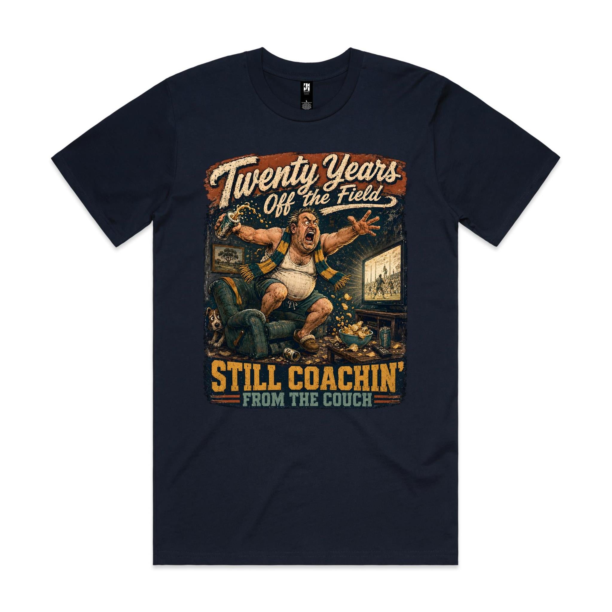 Twenty Years Off the Field | Armchair Coach Tee