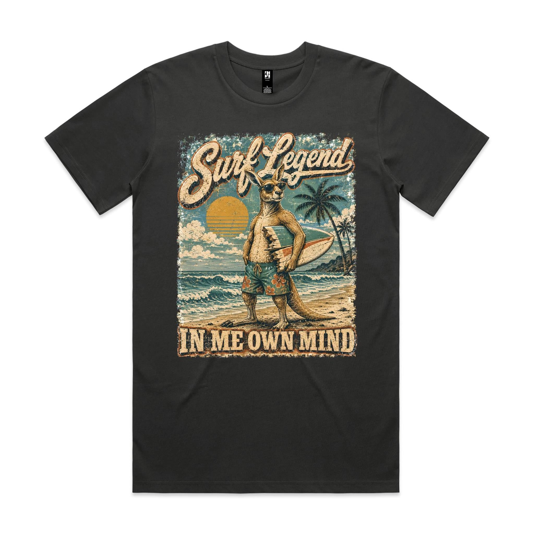 Surf Legend — In Me Own Mind | Kangaroo Surf Tee