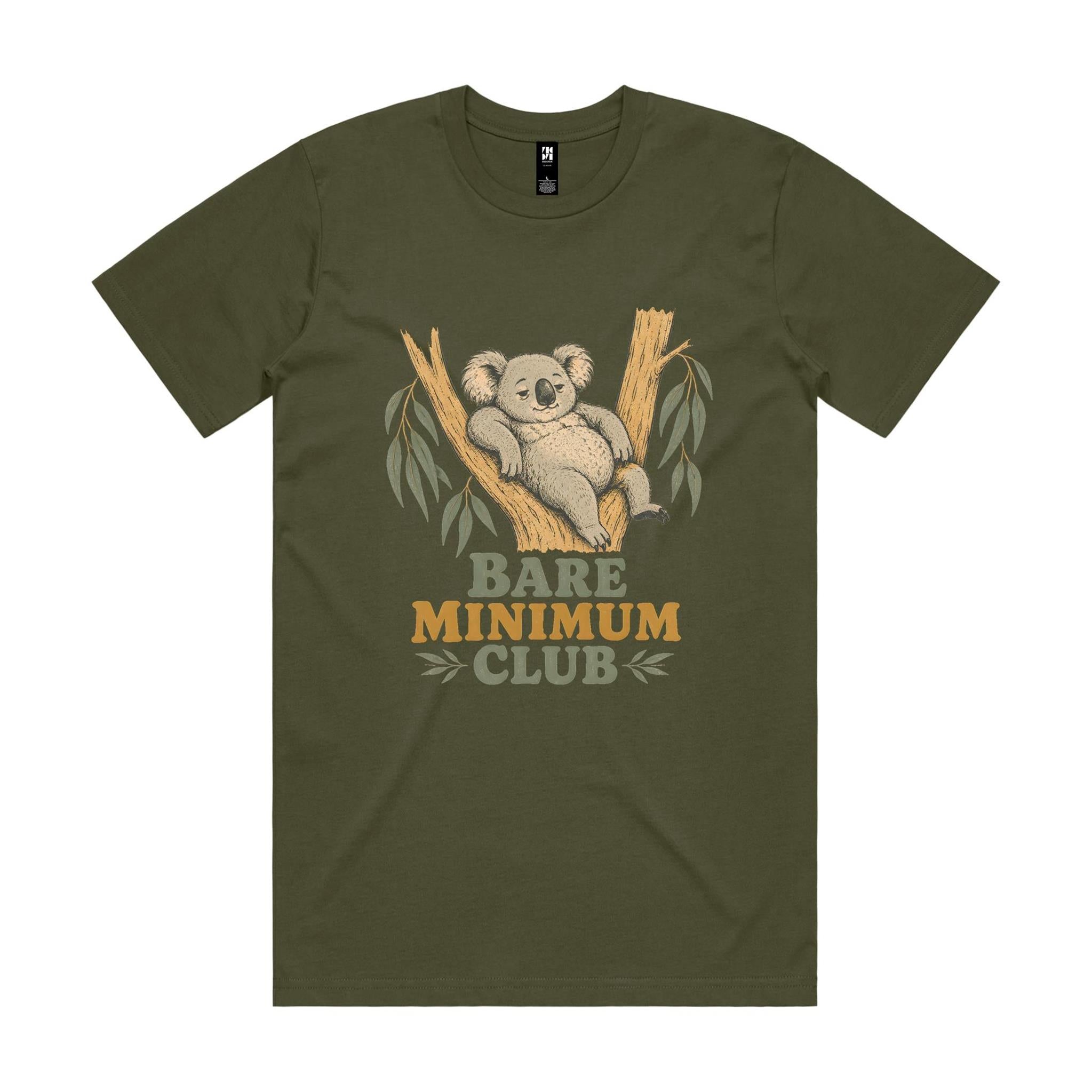 Bare Minimum Club — Lazy Koala Tee