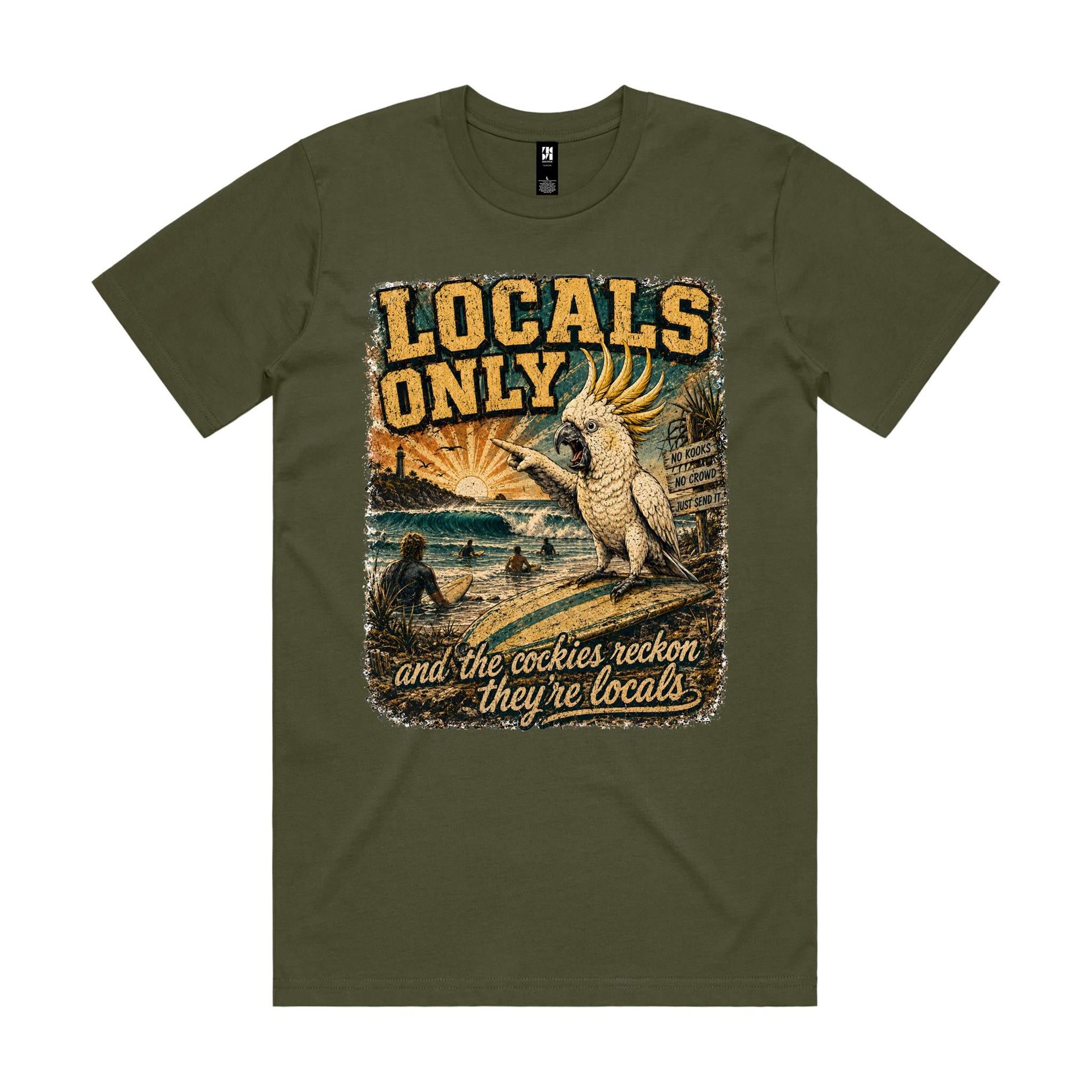 Locals Only — The Cockies Reckon They're Locals | Cockatoo Surf Tee