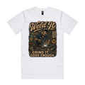 Weld It, Grind It — Good Enough | Kangaroo Welder Tee