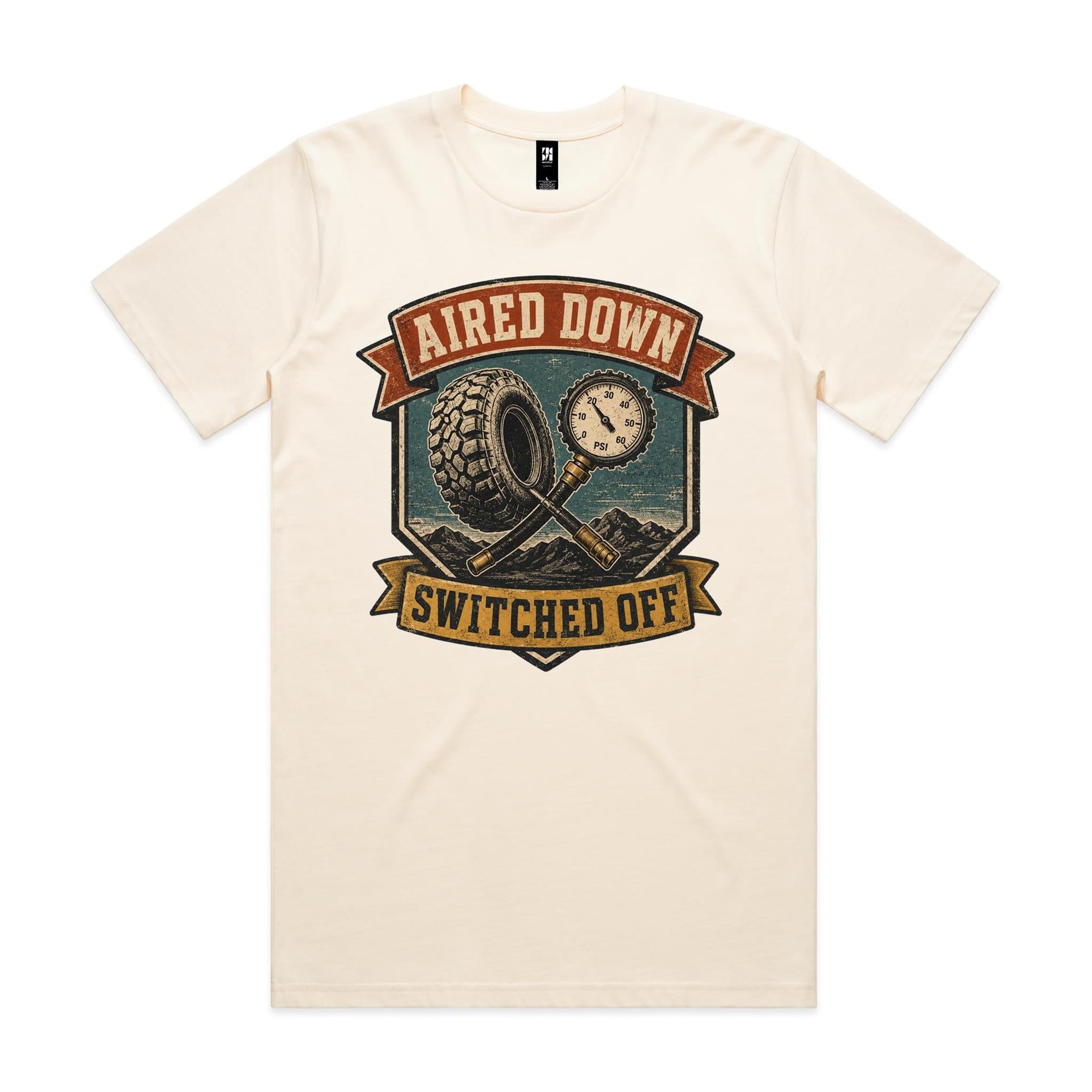 Aired Down, Switched Off — 4WD Tee