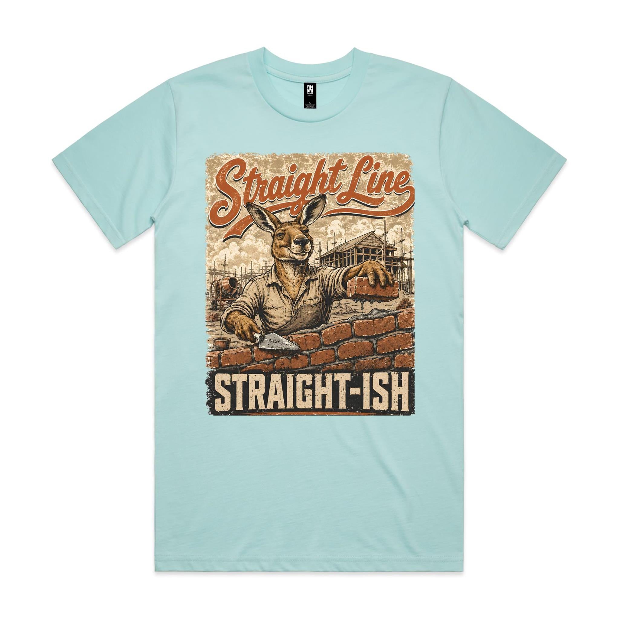 Straight Line — Straight-ish | Kangaroo Brickie Tee