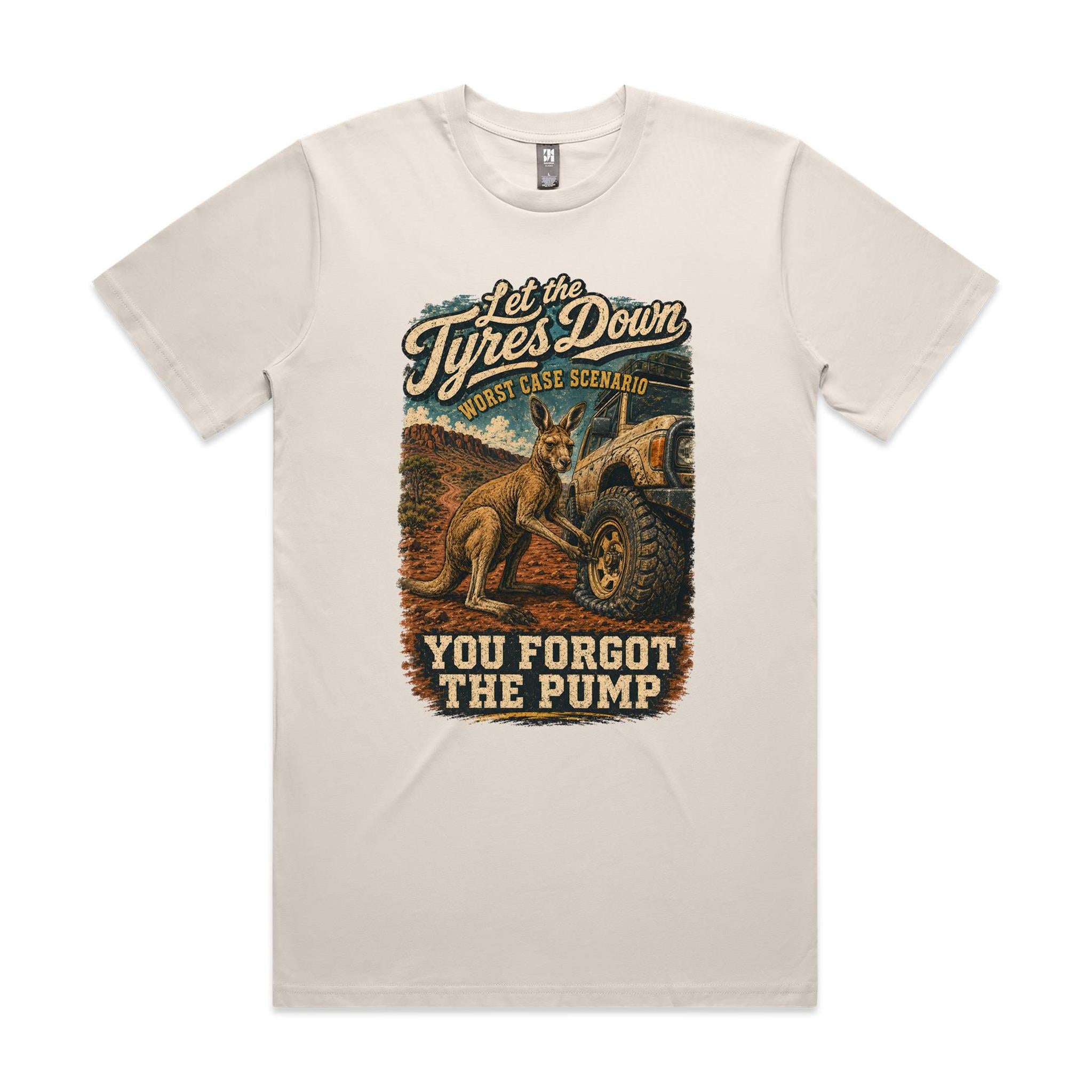 Let the Tyres Down — You Forgot the Pump | Kangaroo 4WD Tee