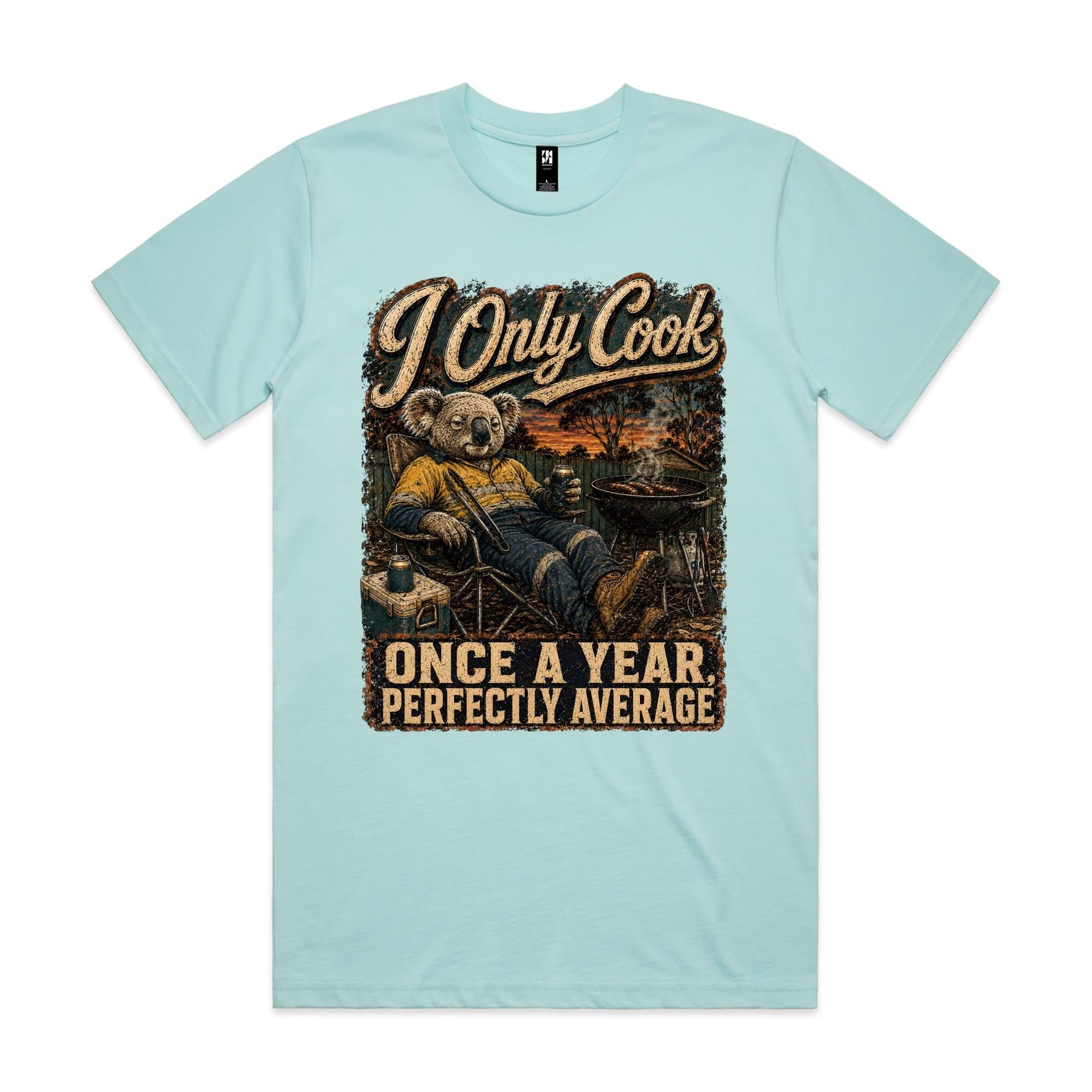 I Only Cook Once a Year | Koala BBQ Tee
