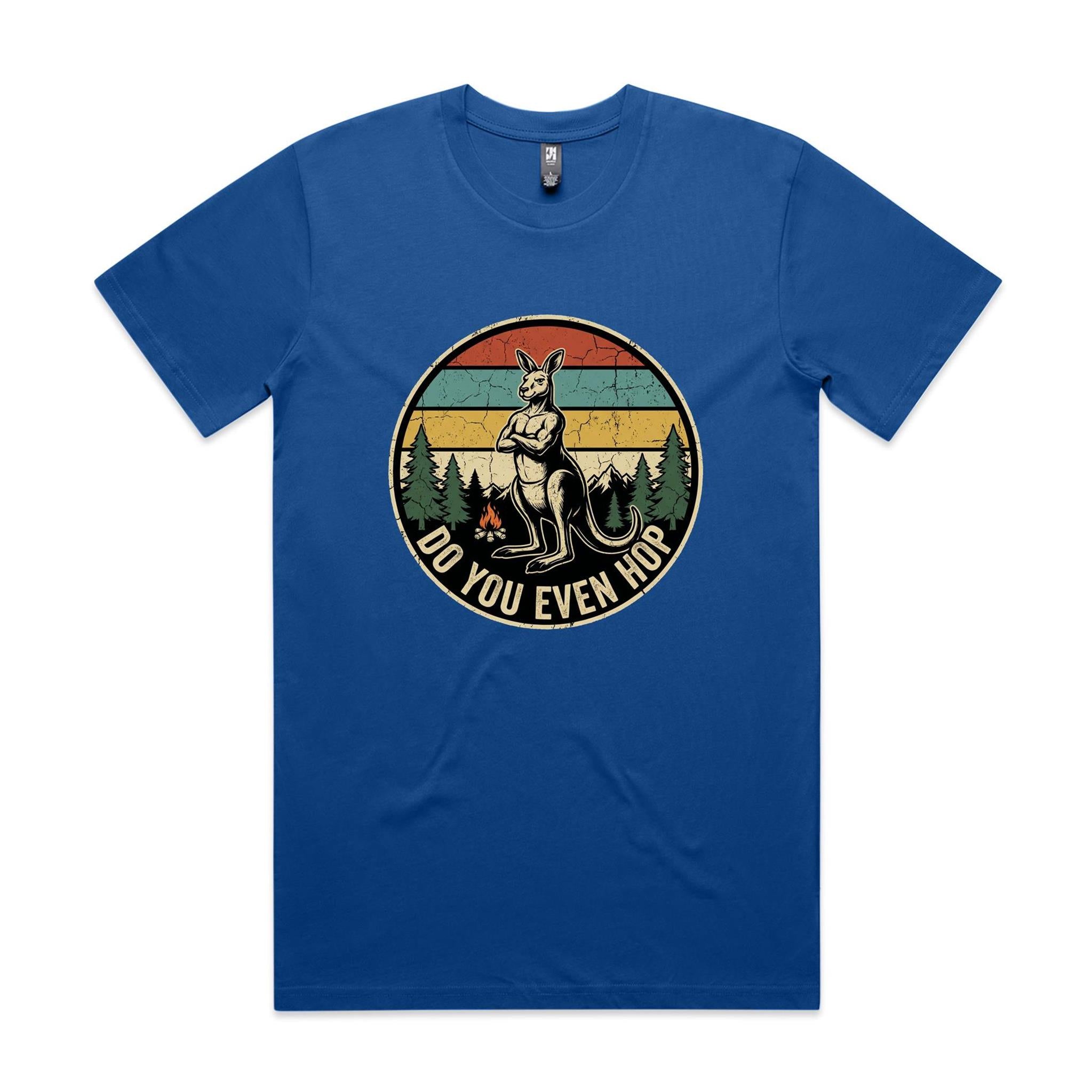 Do You Even Hop — Buff Kangaroo Retro Gym Tee