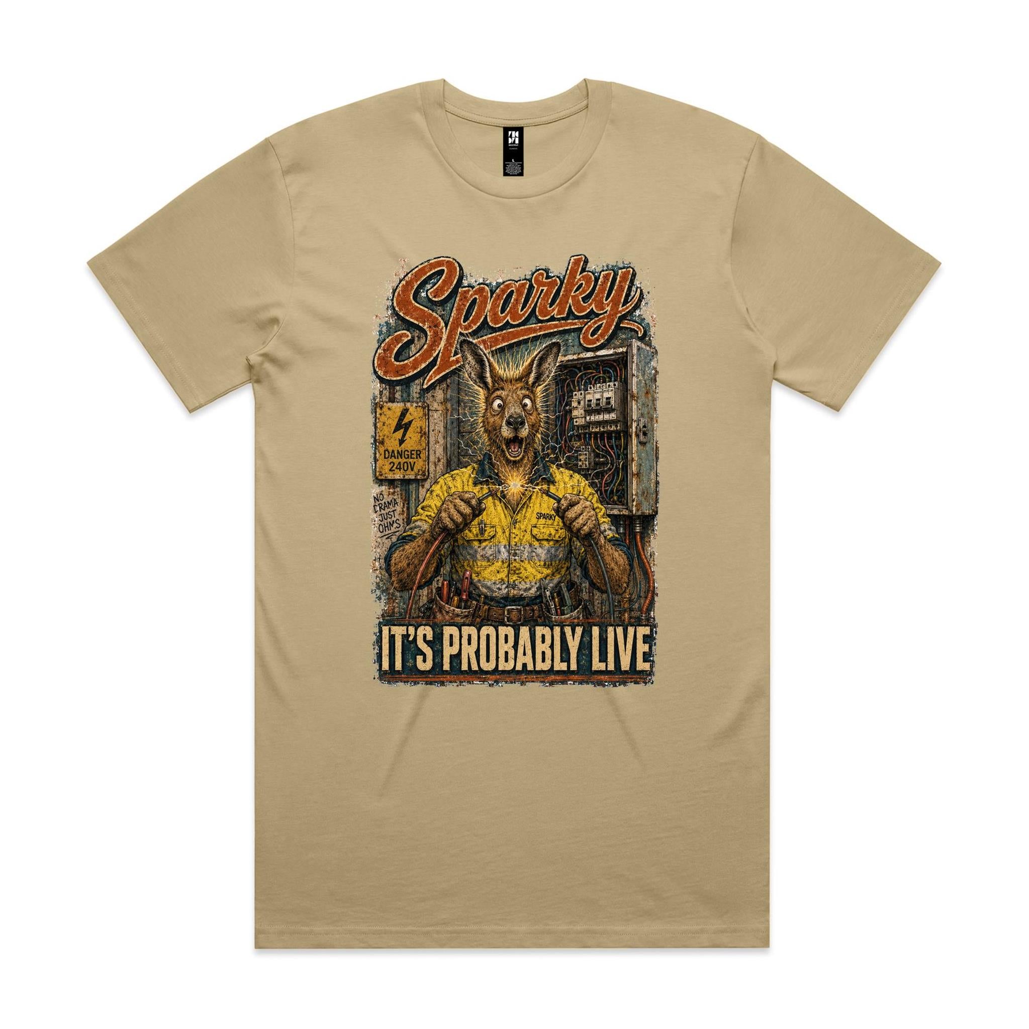 Sparky — It's Probably Live | Kangaroo Sparky Tee