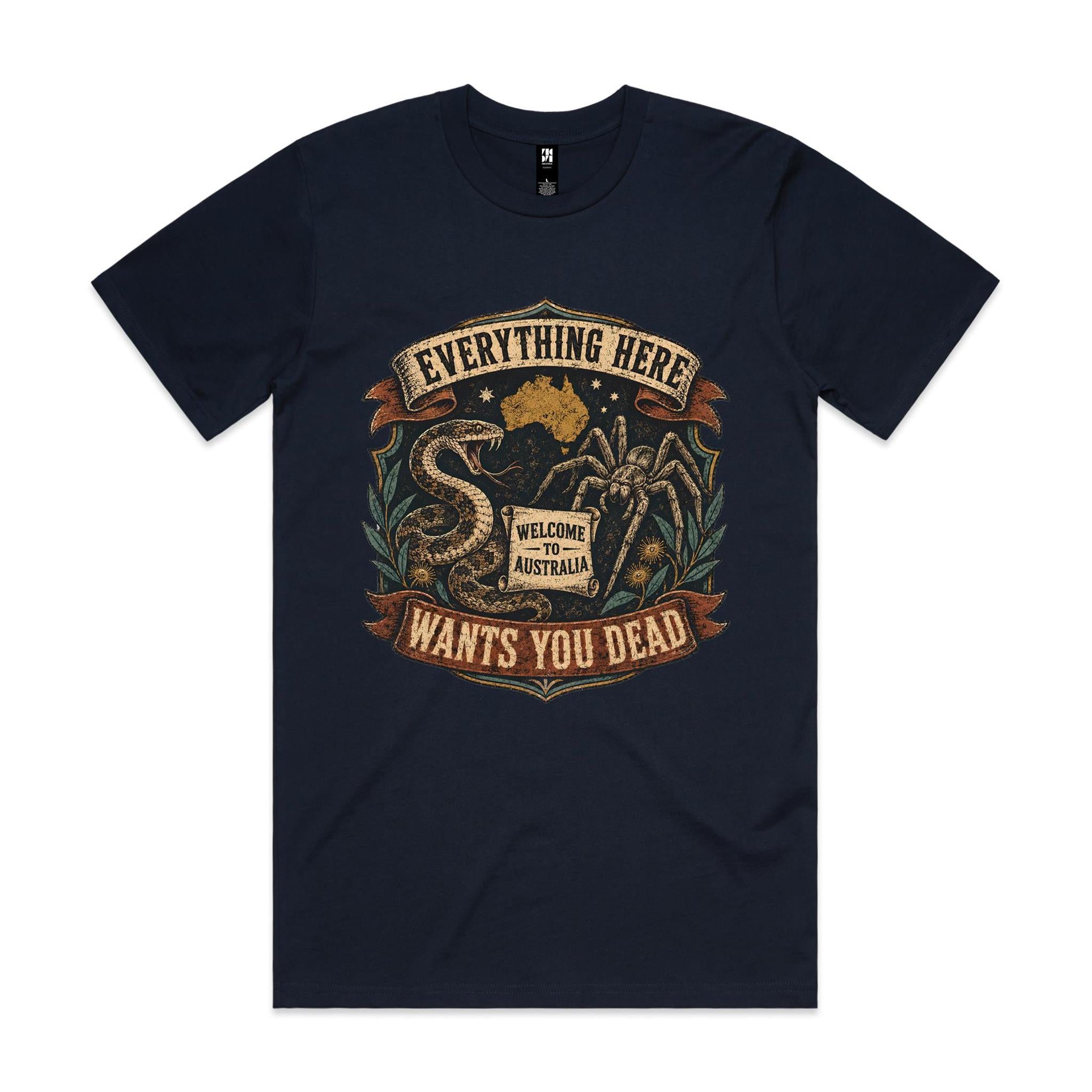 Everything Here Wants You Dead — Welcome to Australia Tee