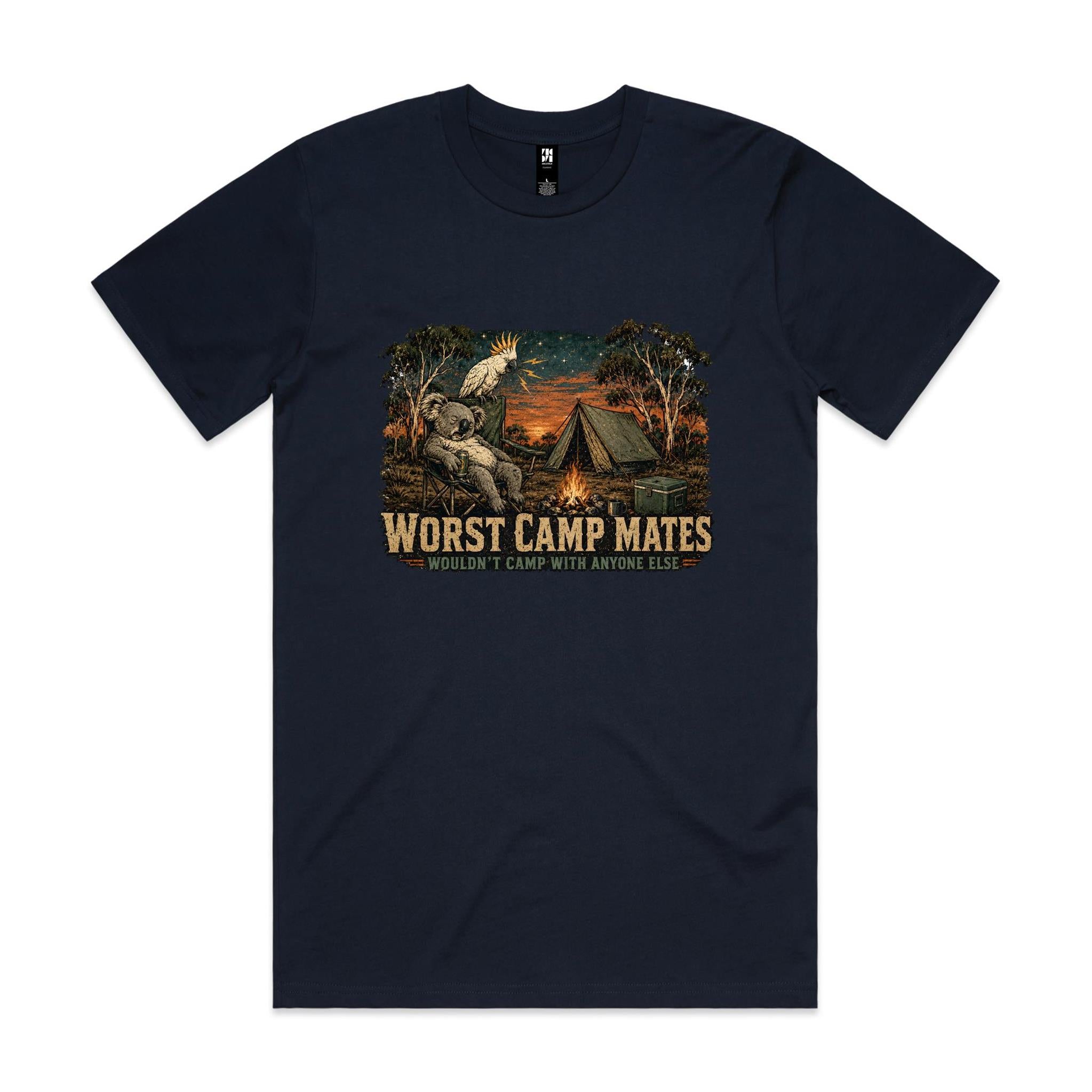Worst Camp Mates — Wouldn't Camp With Anyone Else | Koala Cockatoo Tee