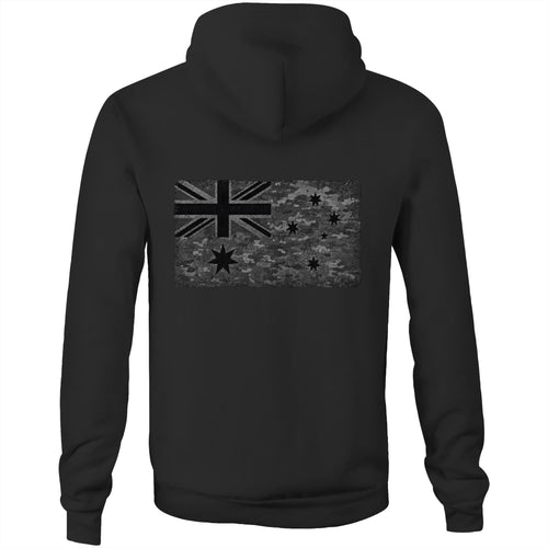 Australian Flag — Grey Camo | Hoodie