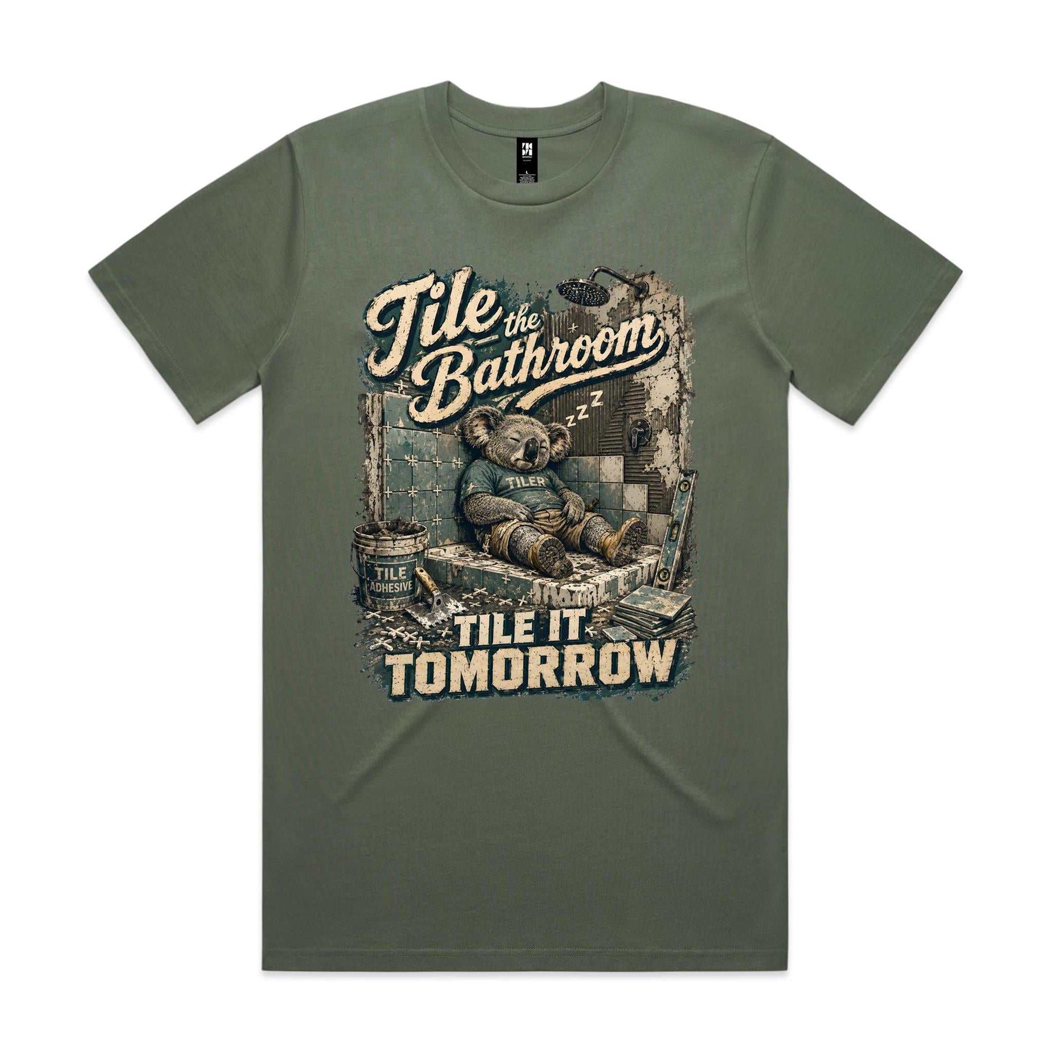 Tile the Bathroom — Tile It Tomorrow | Koala Tiler Tee