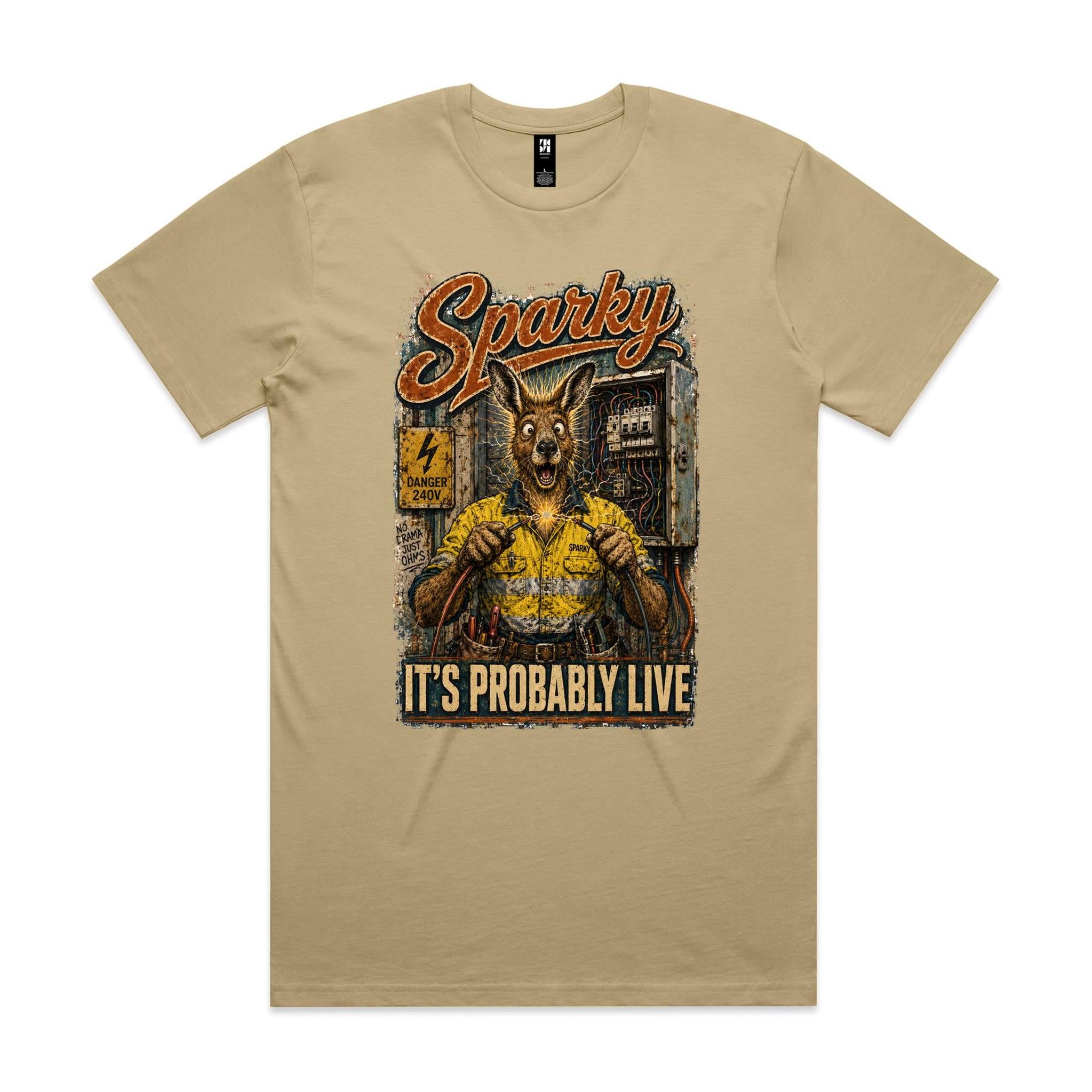Sparky — It's Probably Live | Kangaroo Sparky Tee