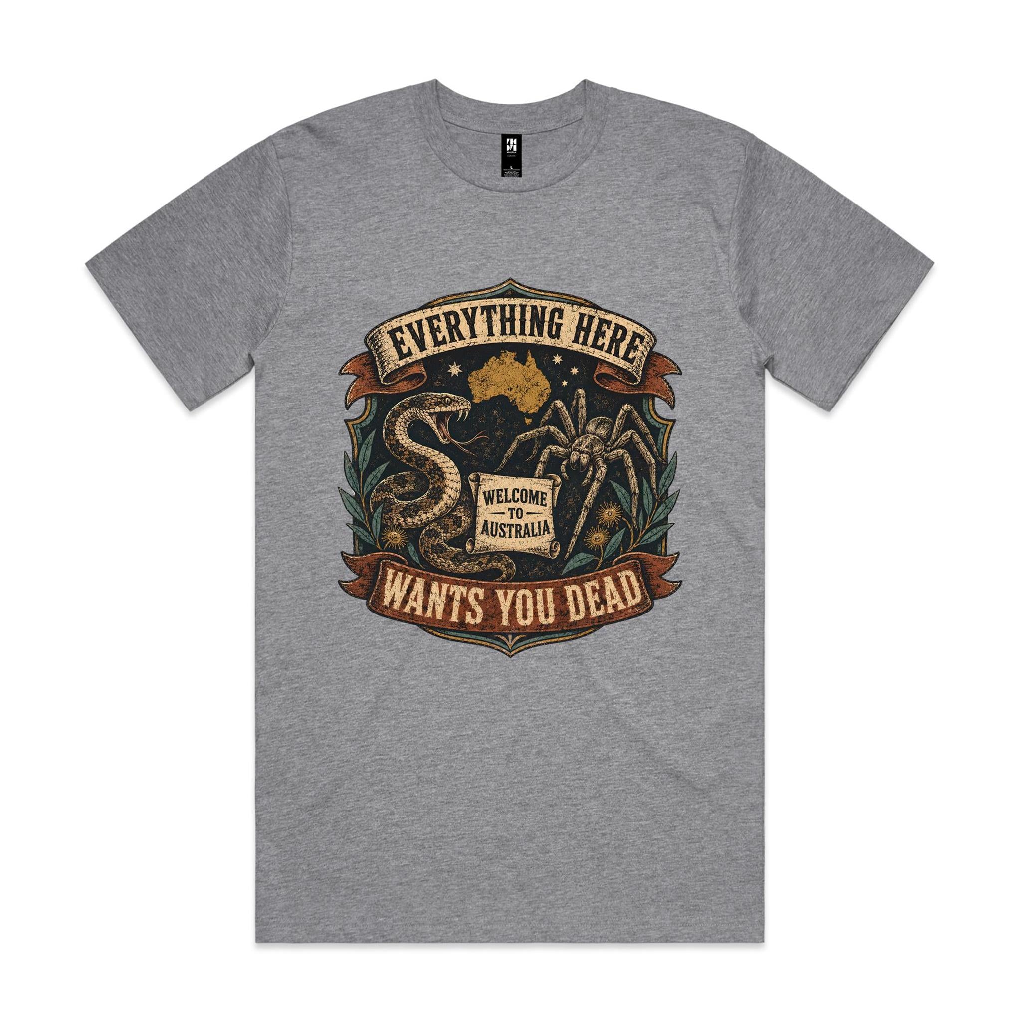 Everything Here Wants You Dead — Welcome to Australia Tee