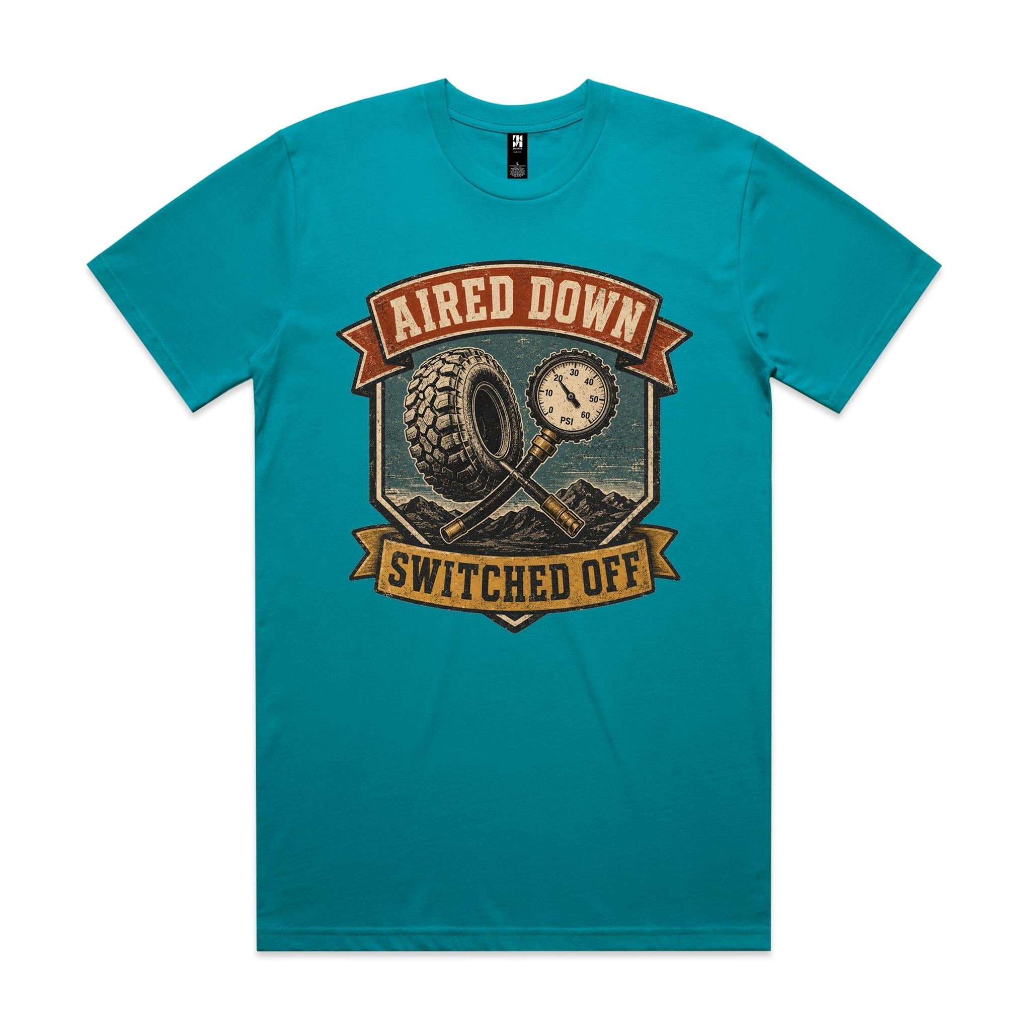 Aired Down, Switched Off — 4WD Tee