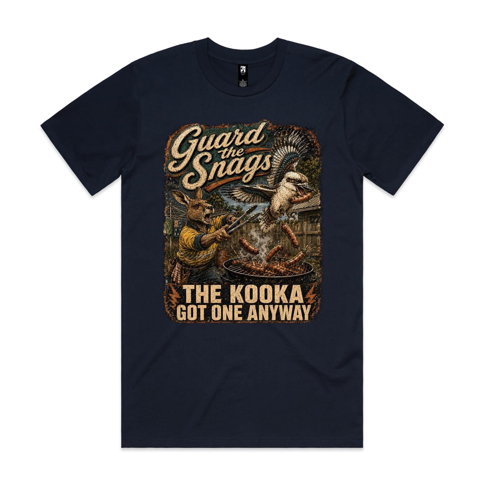 Guard the Snags | Kangaroo BBQ Tee