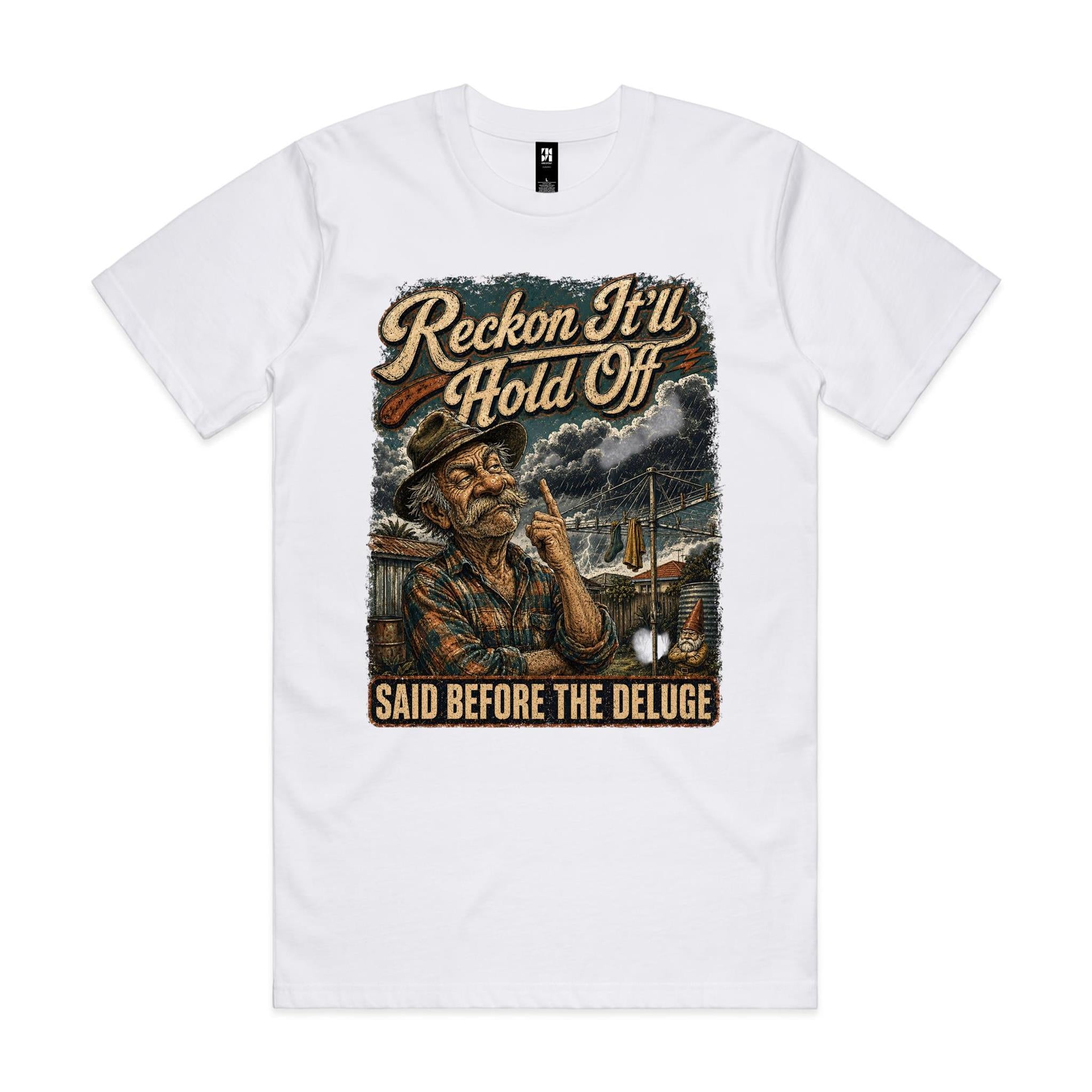 Reckon It'll Hold Off | Backyard Forecaster Tee