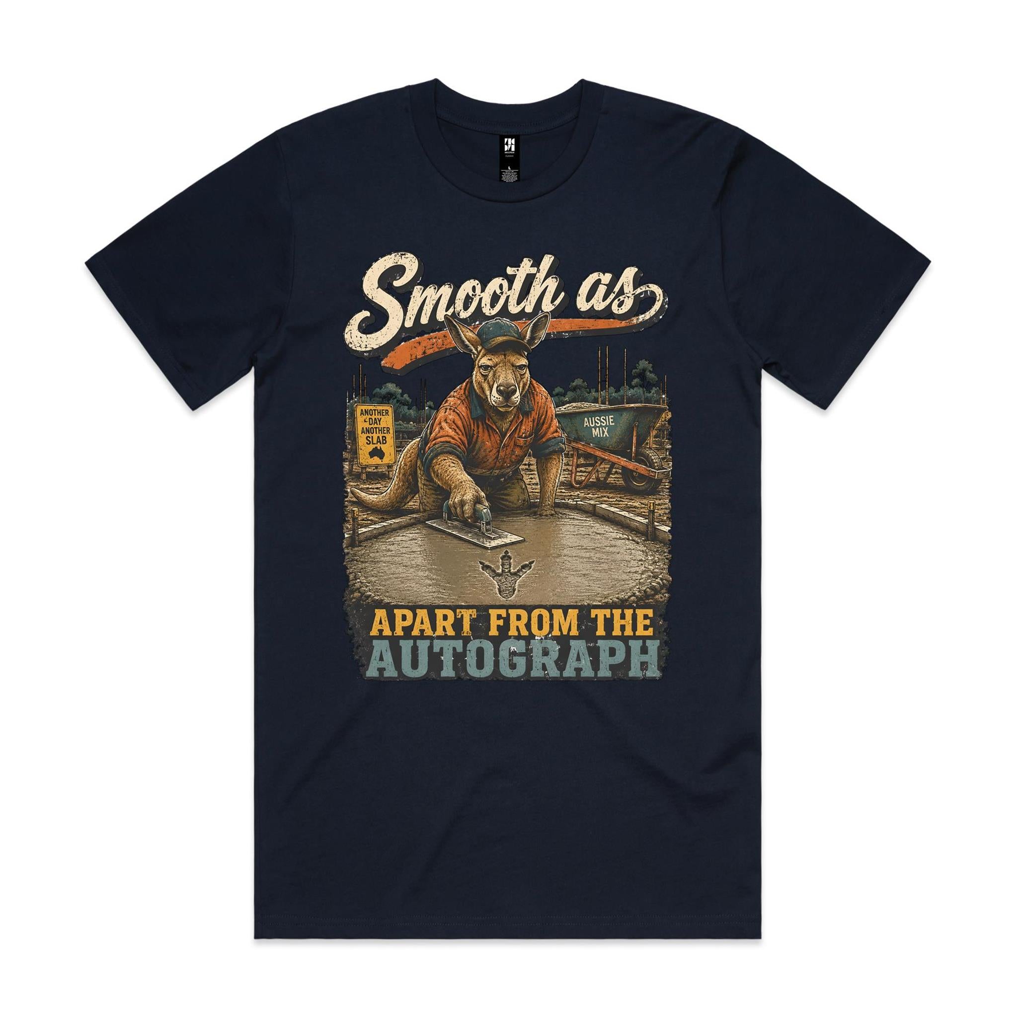Smooth As, Apart From the Autograph | Kangaroo Concreter Tee