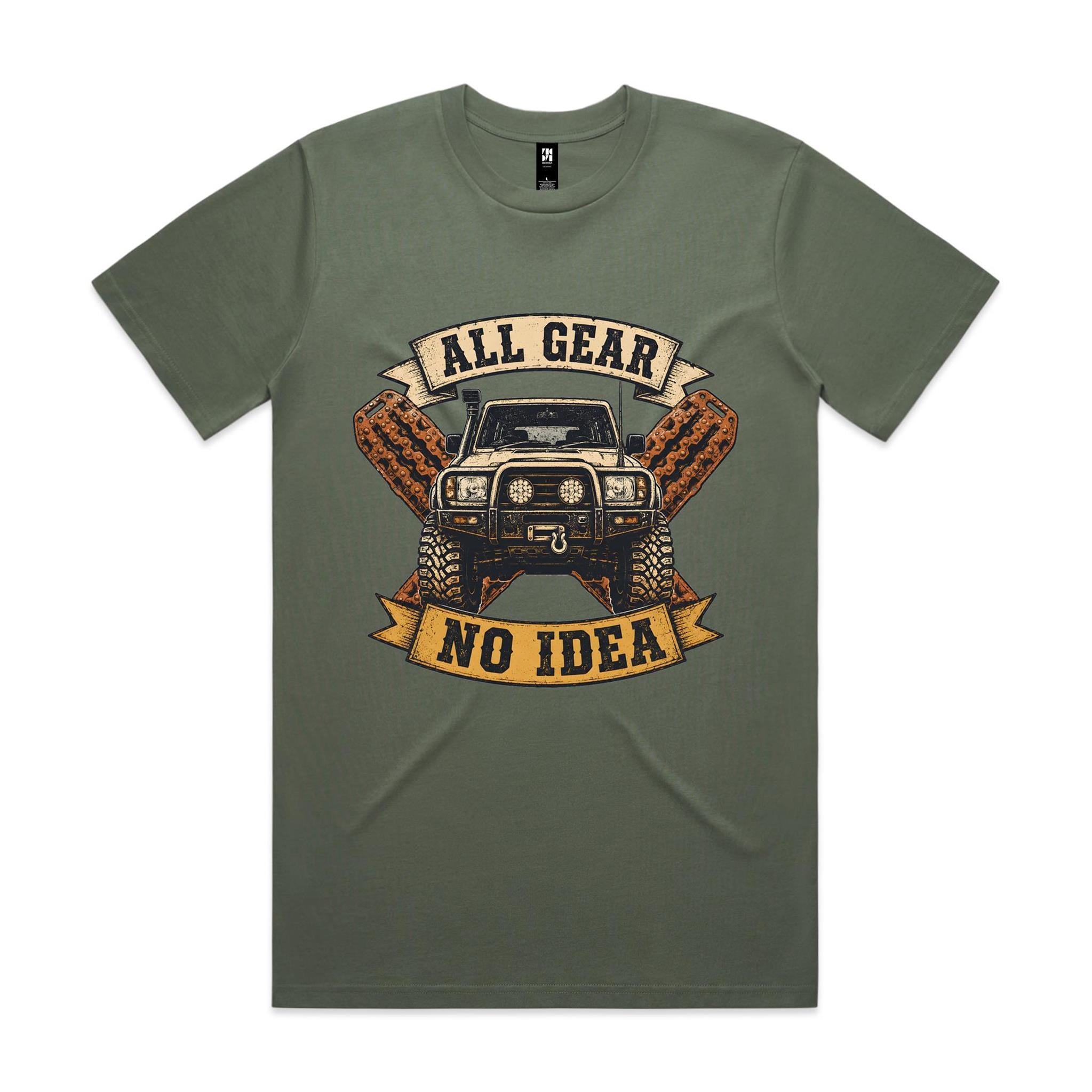 All Gear, No Idea — 4WD Tee