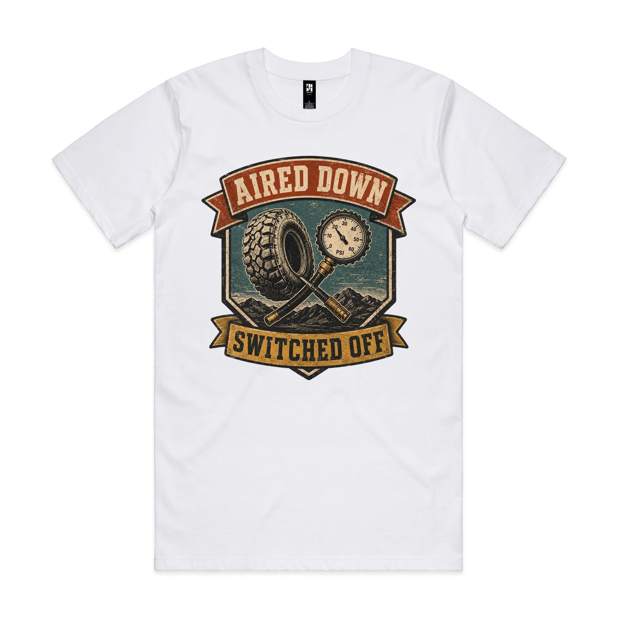 Aired Down, Switched Off — 4WD Tee