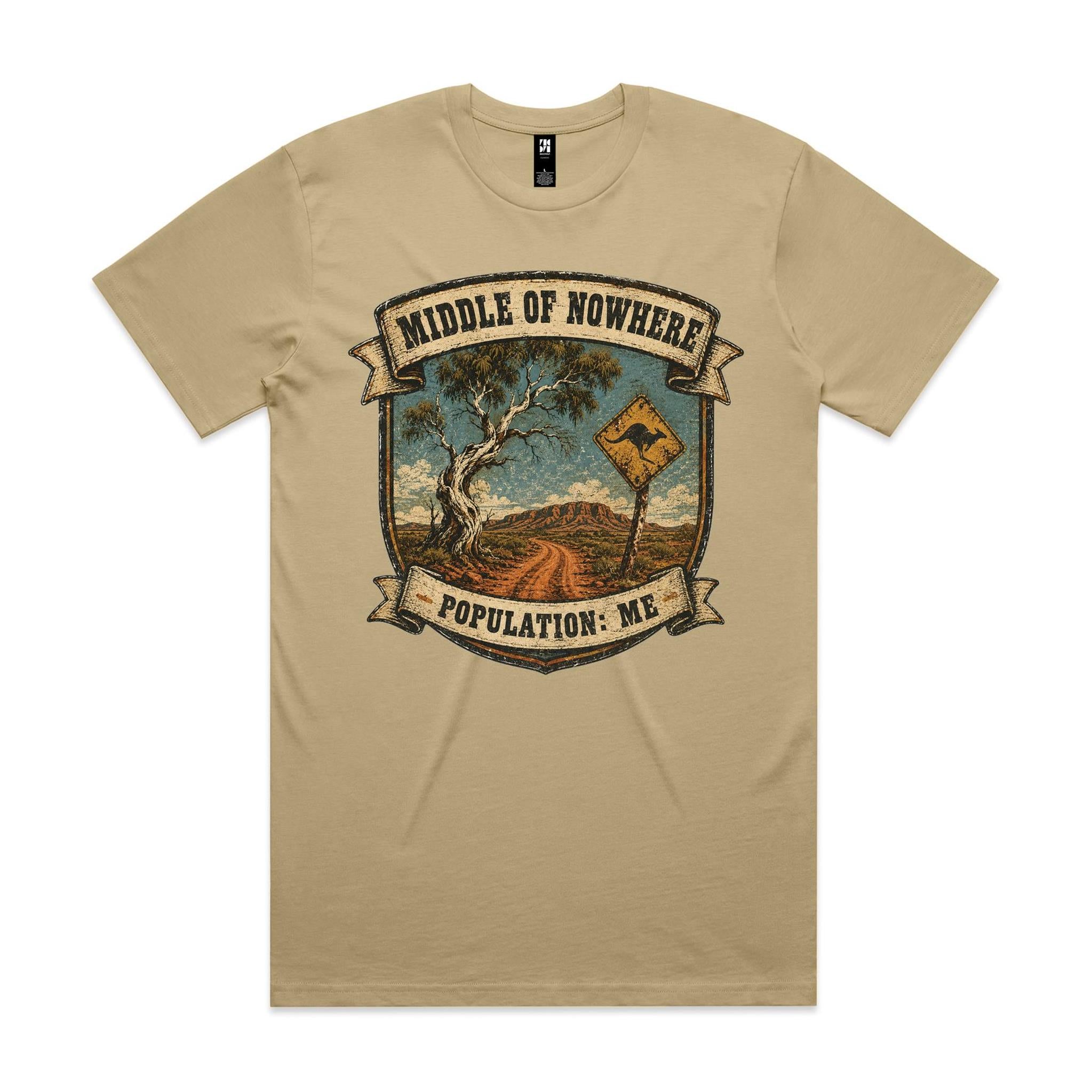 Middle of Nowhere, Population: Me — 4WD Tee
