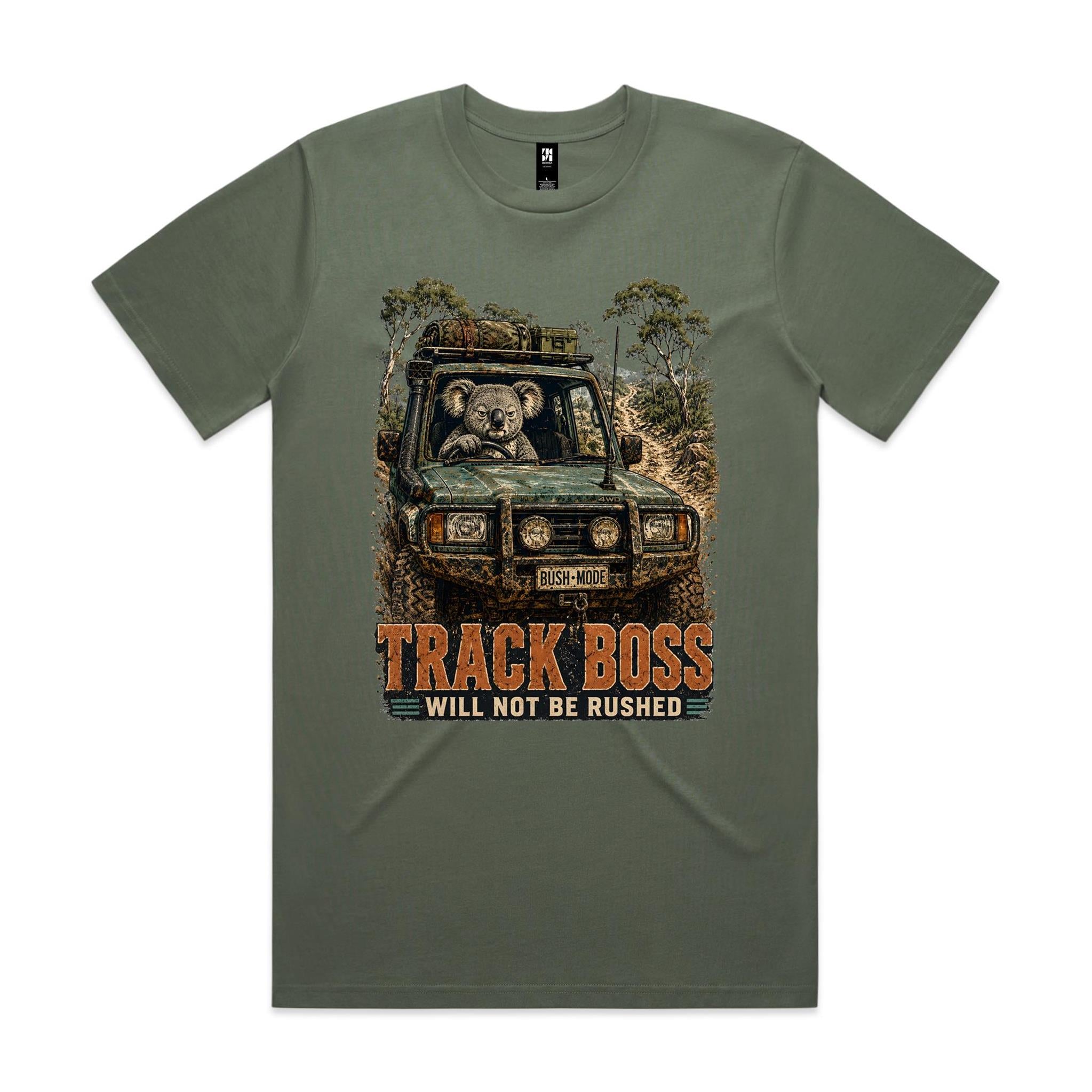 Track Boss, Will Not Be Rushed — Koala 4WD Tee