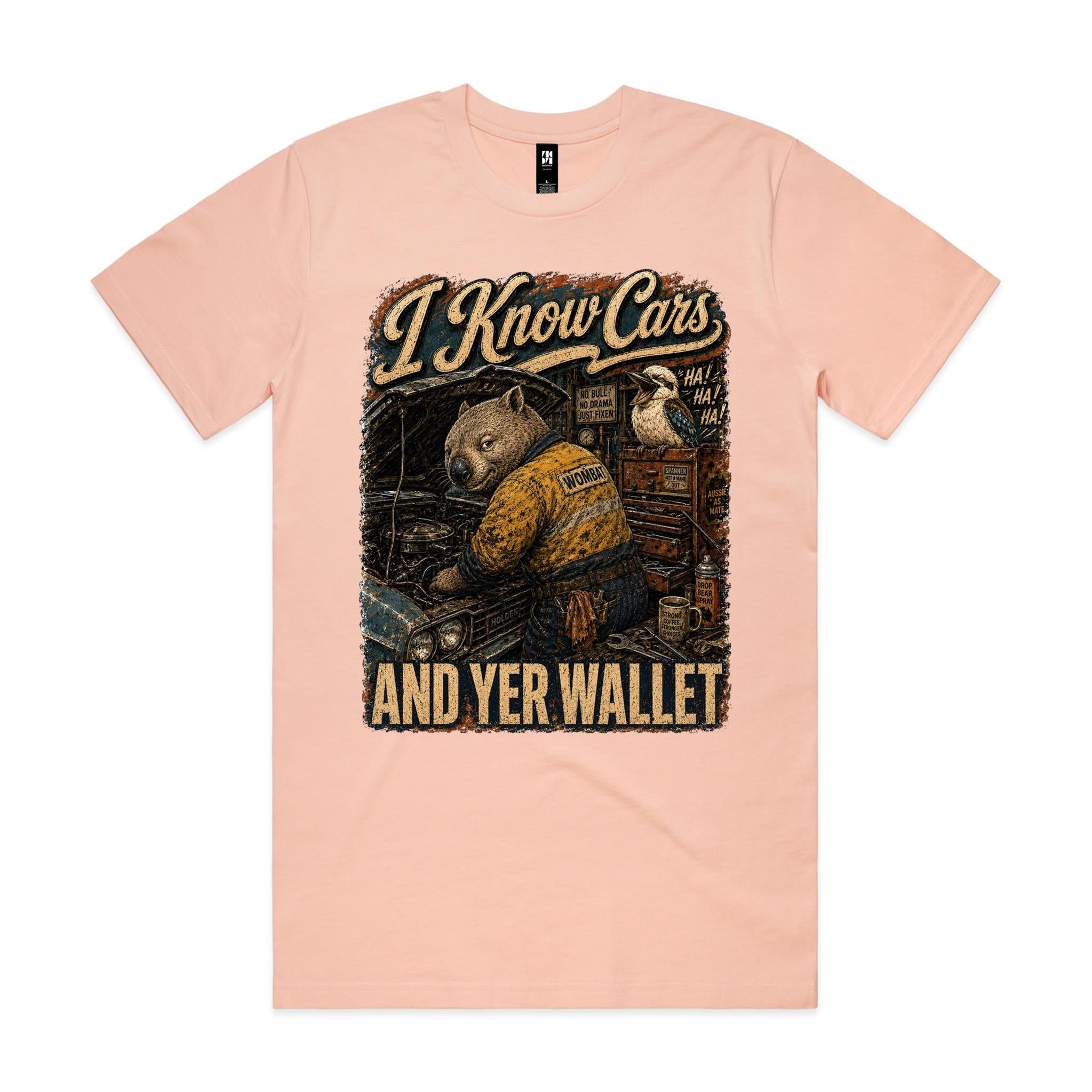 I Know Cars | Wombat Mechanic Tee