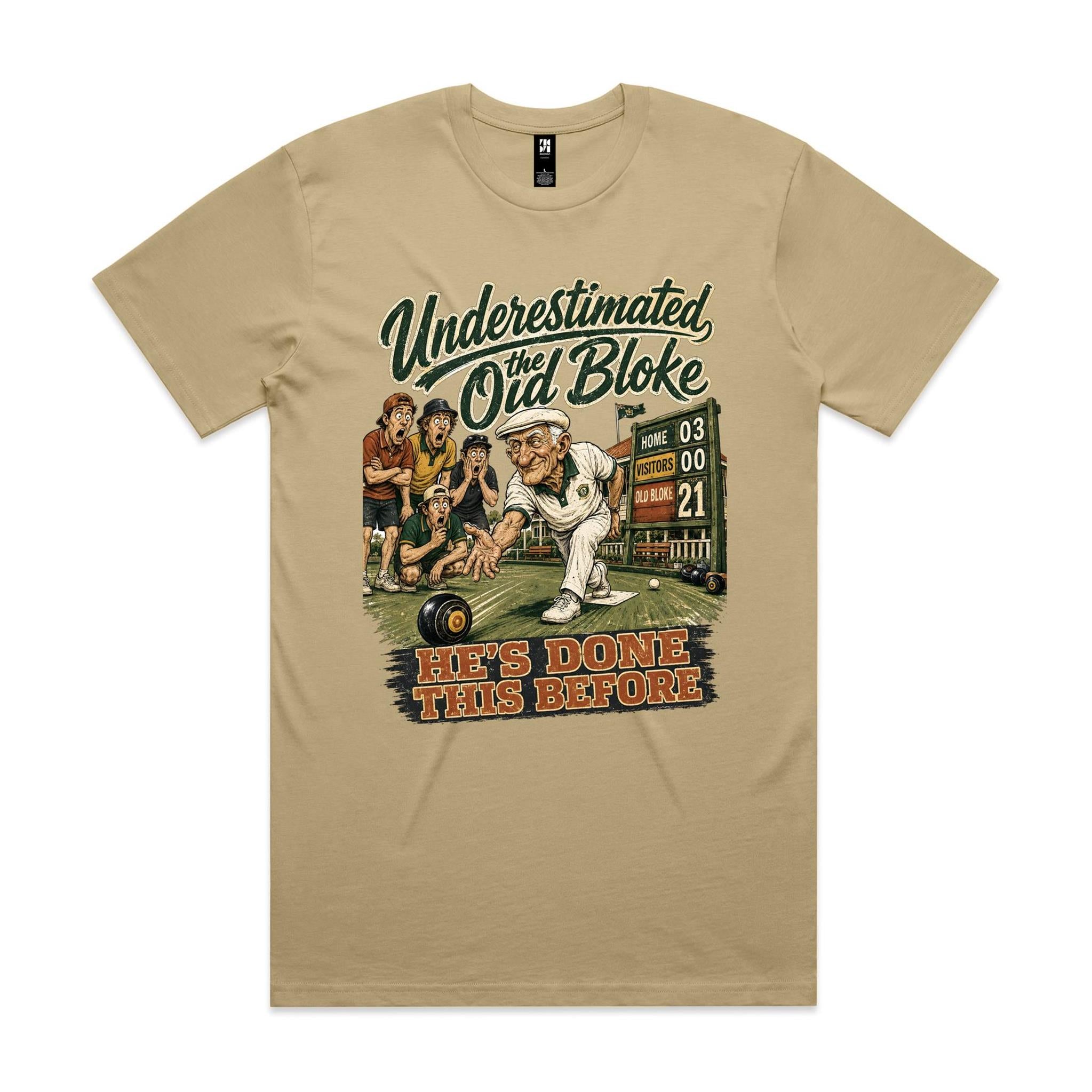 Underestimated the Old Bloke | Bowls Tee